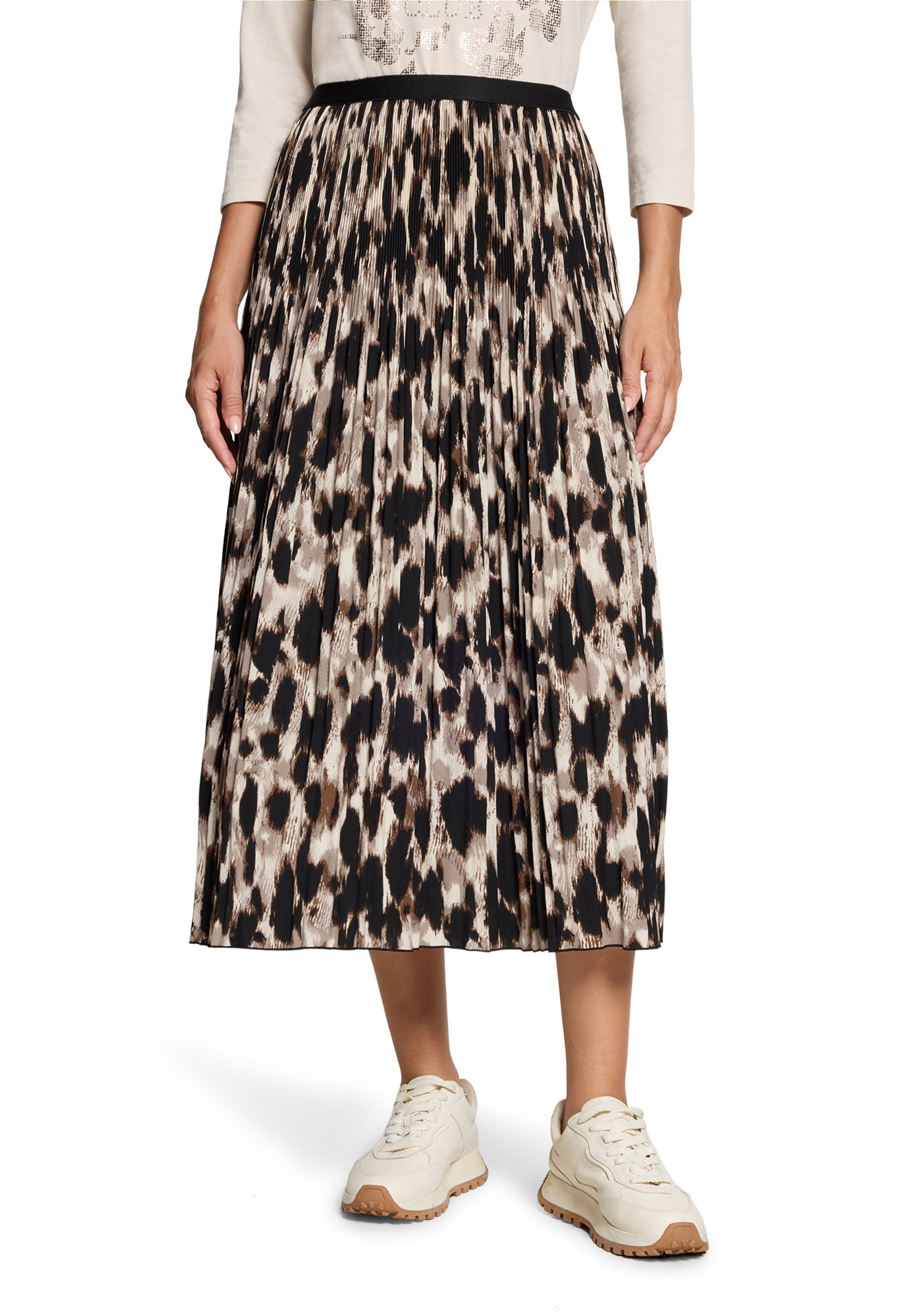 Rock Lang Klassisch, Beige/Black #3