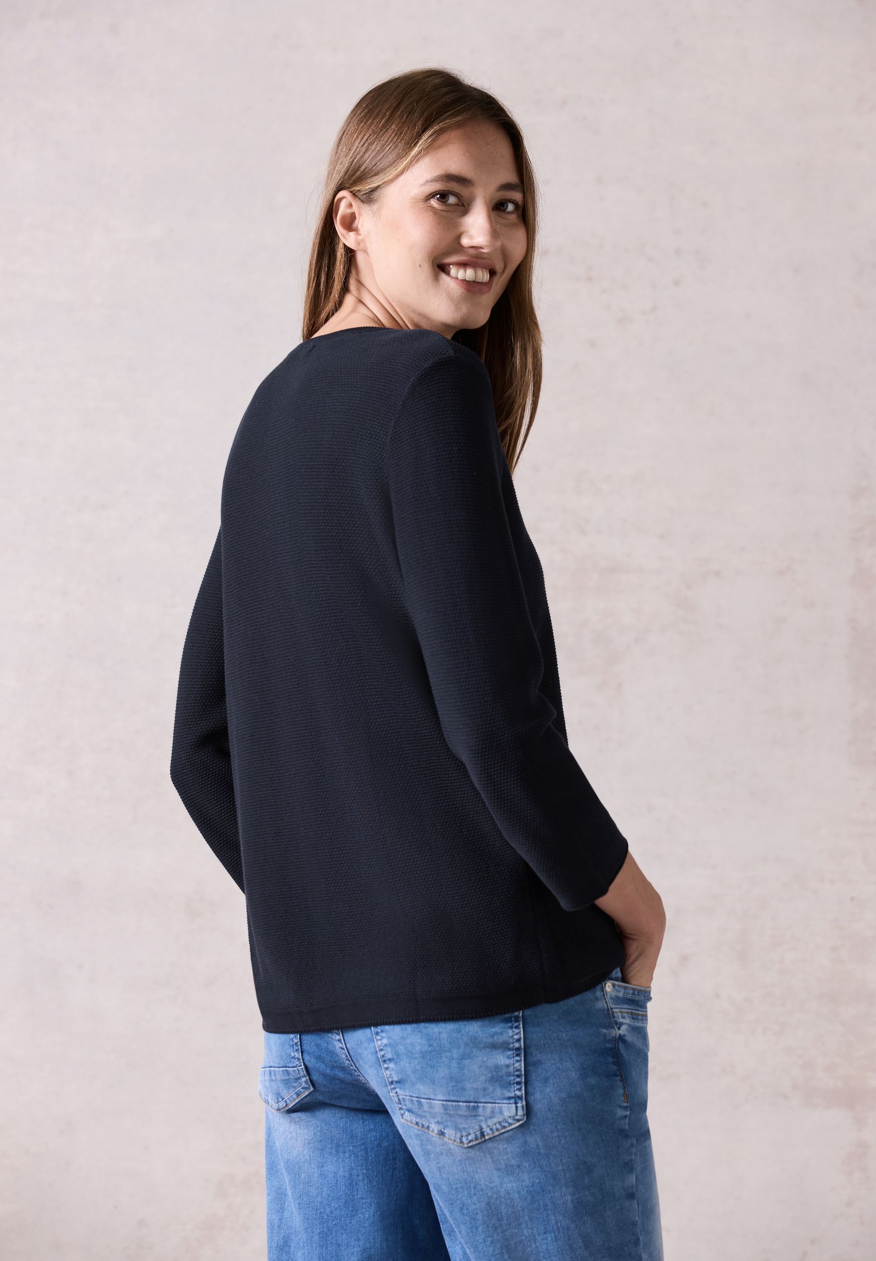 CECIL |  CECIL Pullover  | L | universal blue