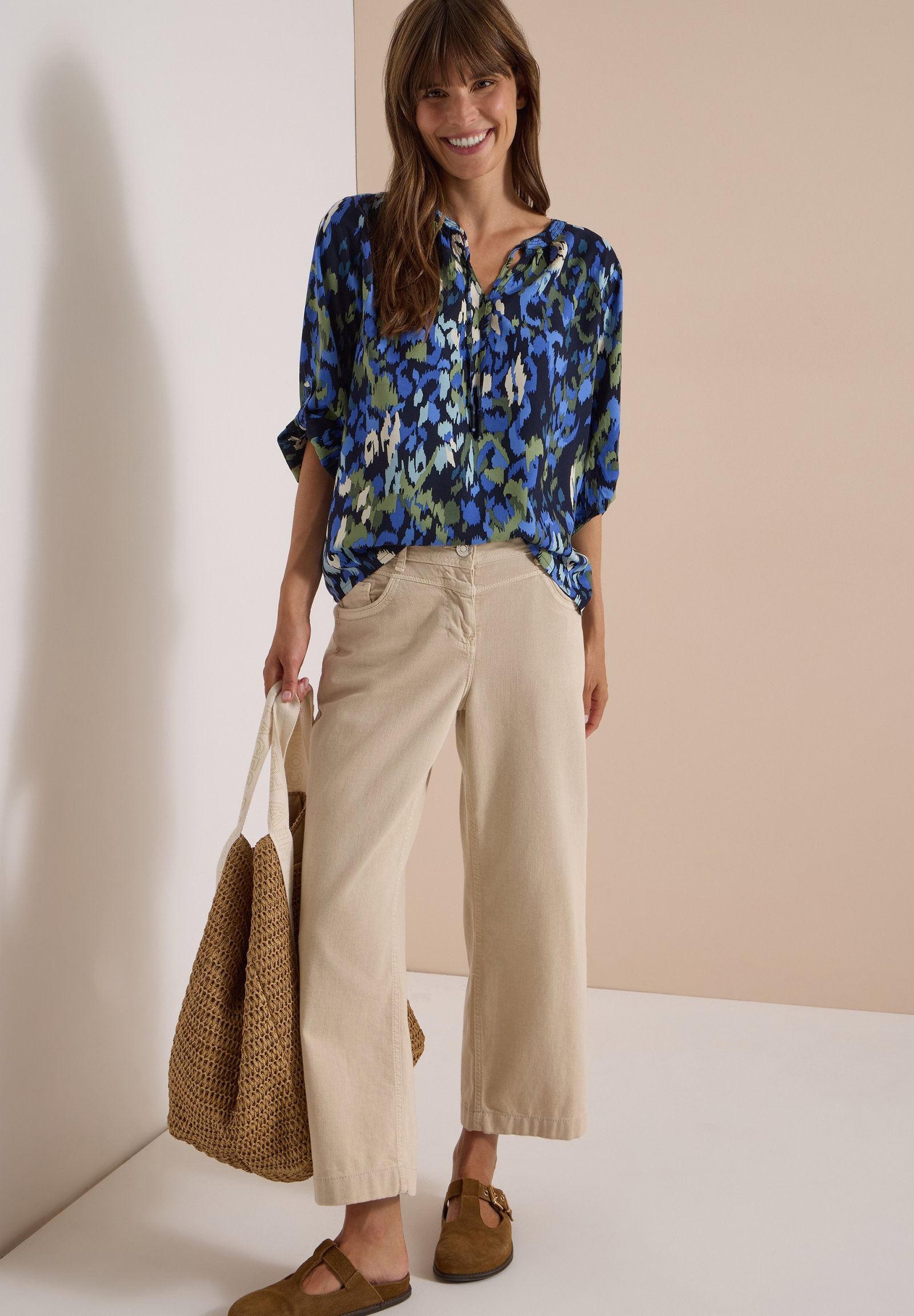AOP Blouse, urban dark blue #5
