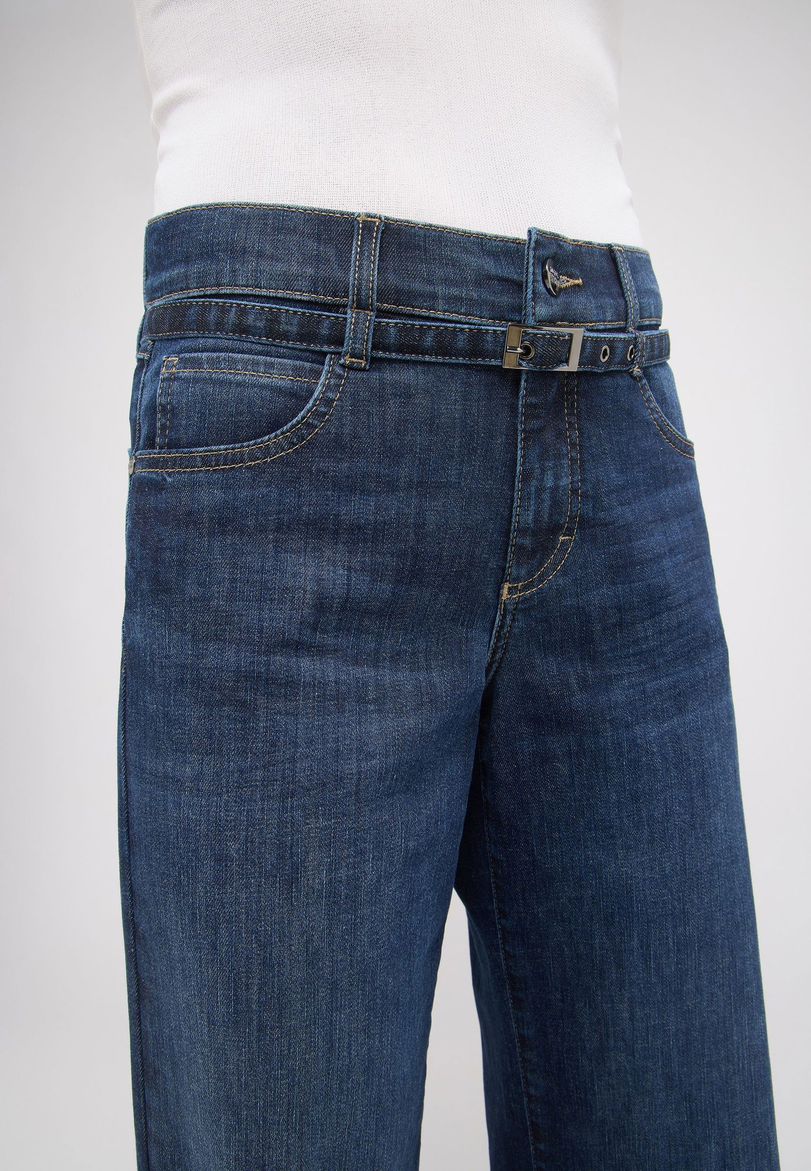 Angels |  Angels Schlaghose "Liz Belt" | 46/30 | mid blue used