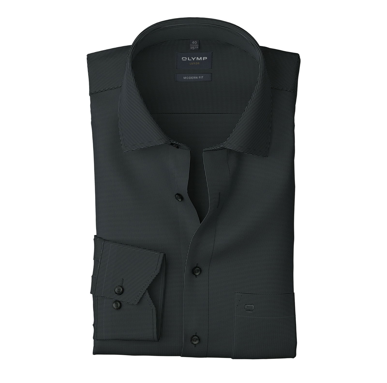Olymp | Olymp Hemd Modern Fit | 43 | silbergrau