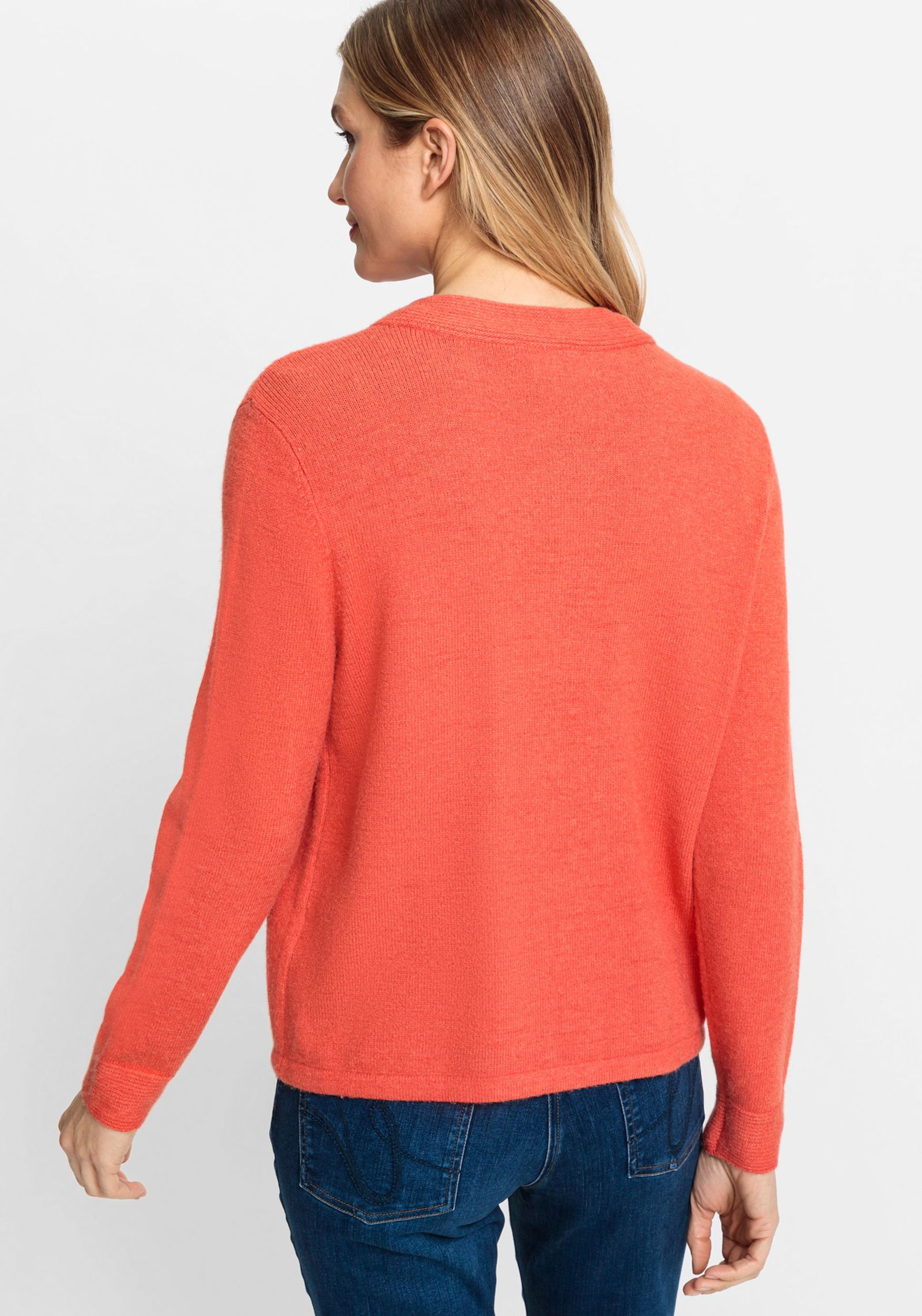 Olsen |  Olsen Strickjacke | Cardigan  | 42 | orange