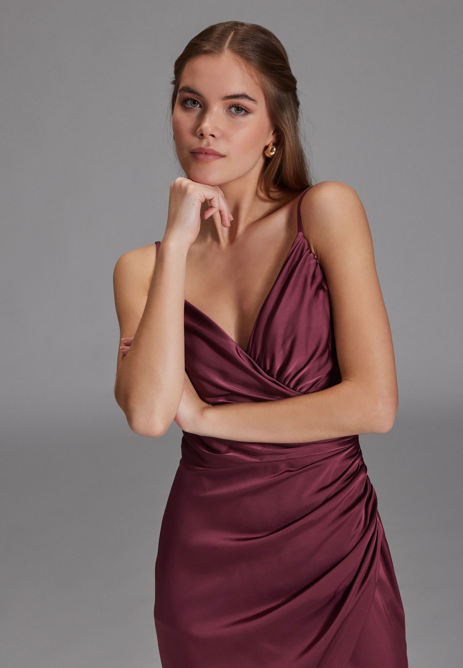 Hey Kyla | Hey Kyla Langes Kleid | 38 | brick