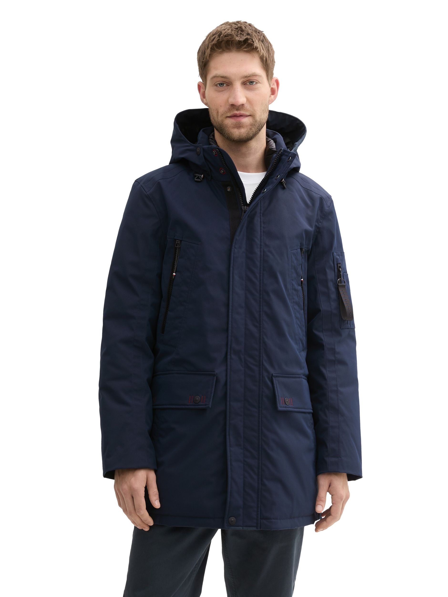 Tom Tailor |  Tom Tailor Long Jacke  | XXL | sky captain blue