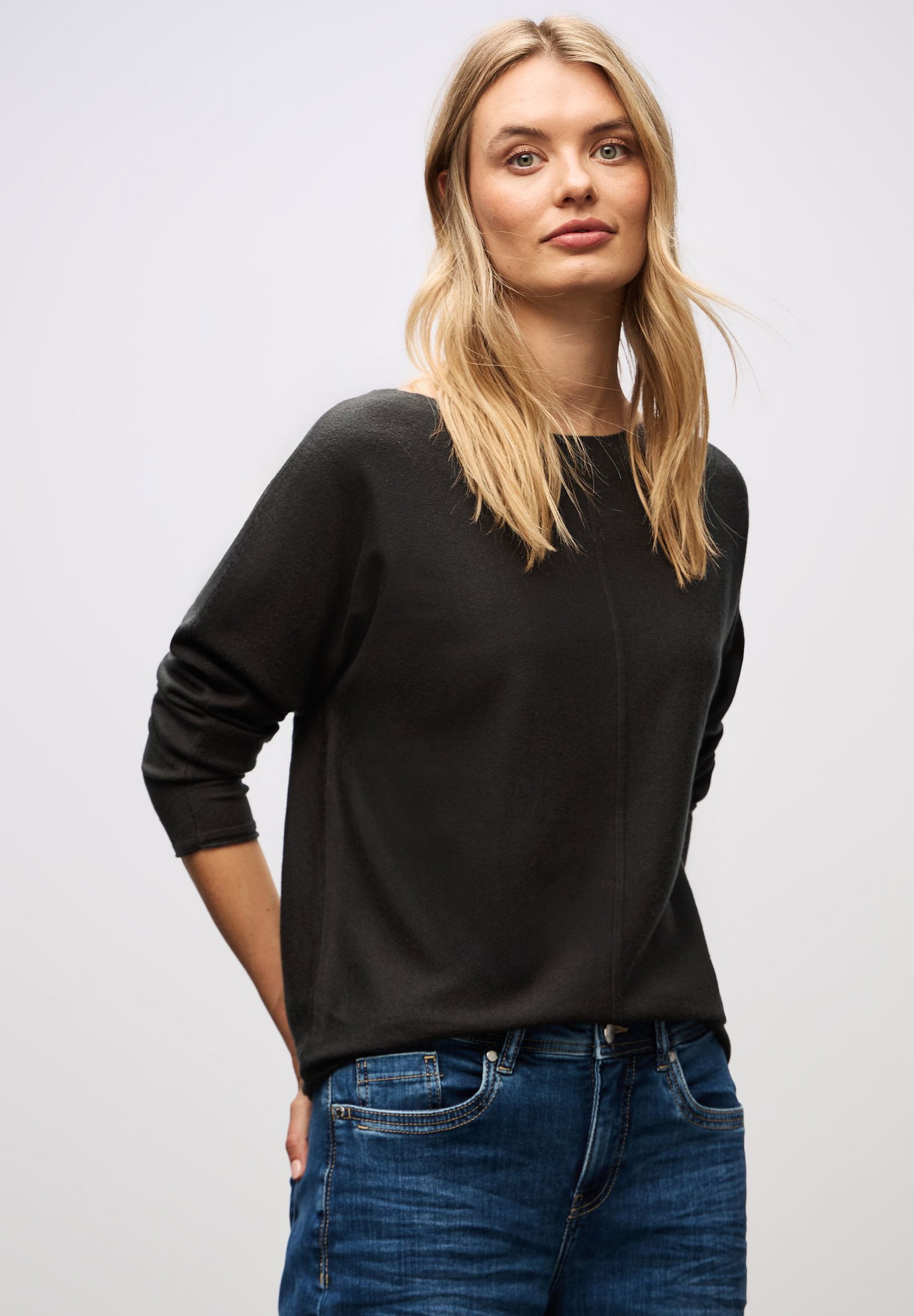 f8e318fcfa9a6be20c41a40a8c337b04 Street One | Street One Pullover | 40 | 4565_17103