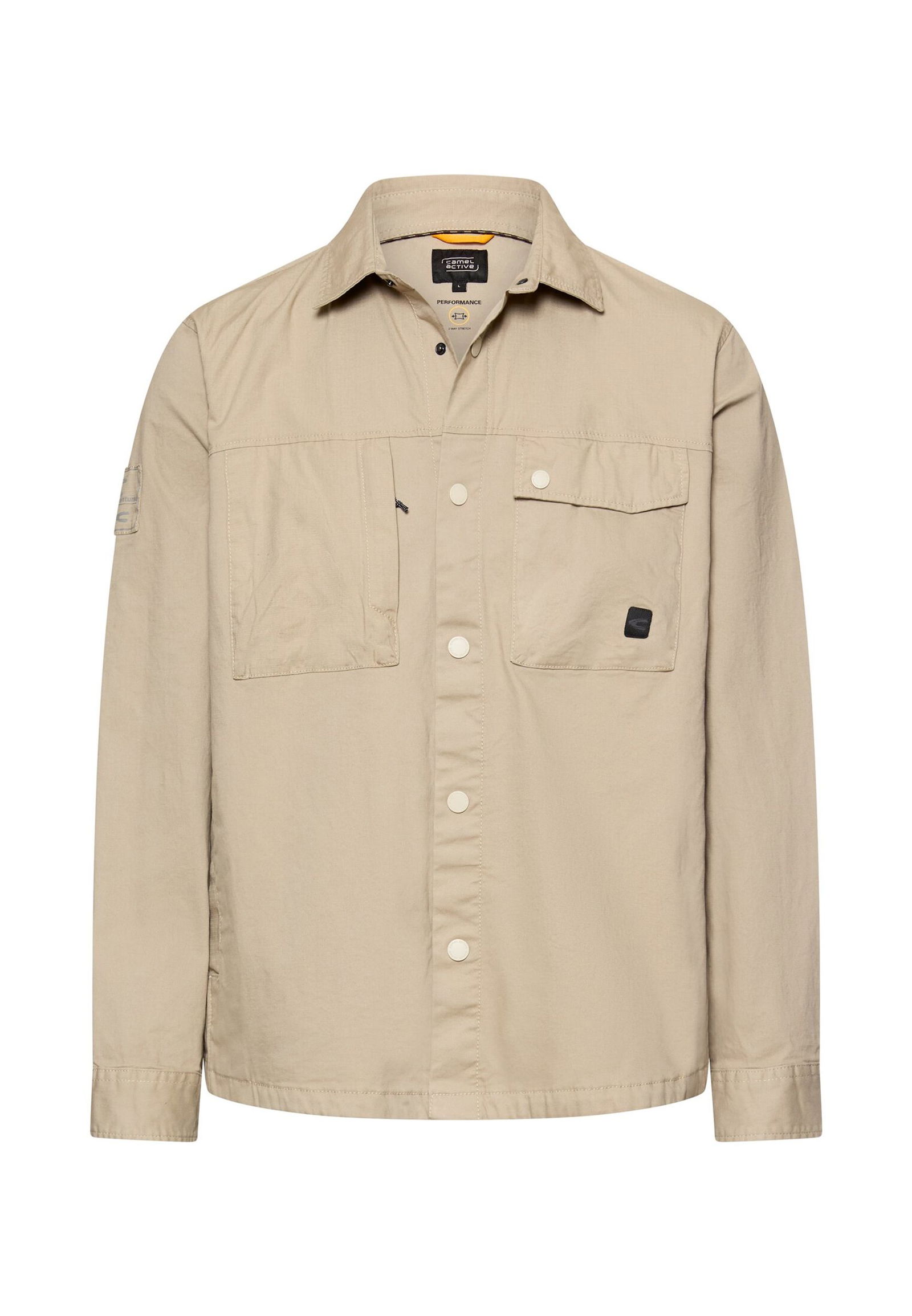 |  Overshirts, Light Beige | L | grey