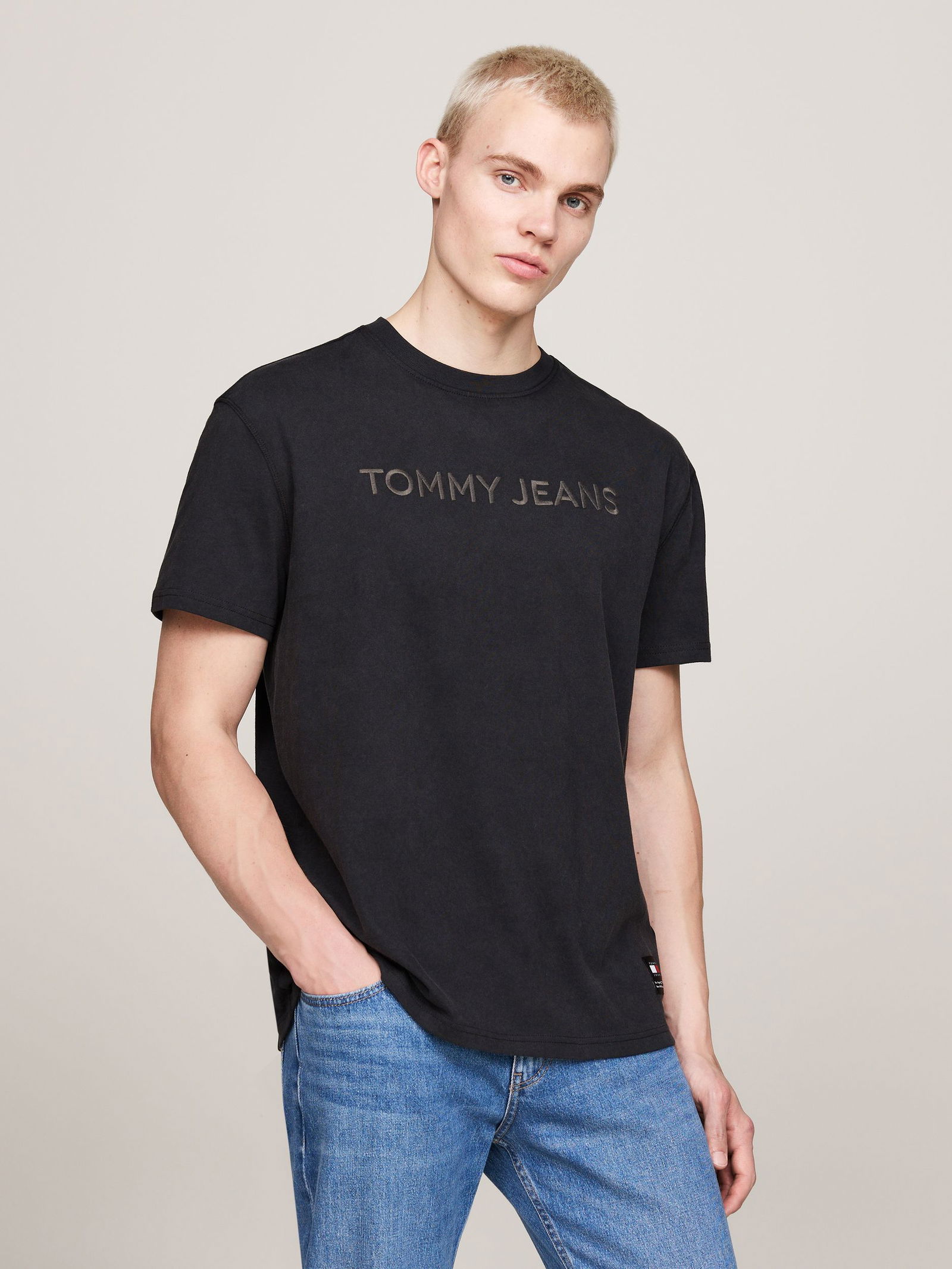 Tommy jeans black shirt discount