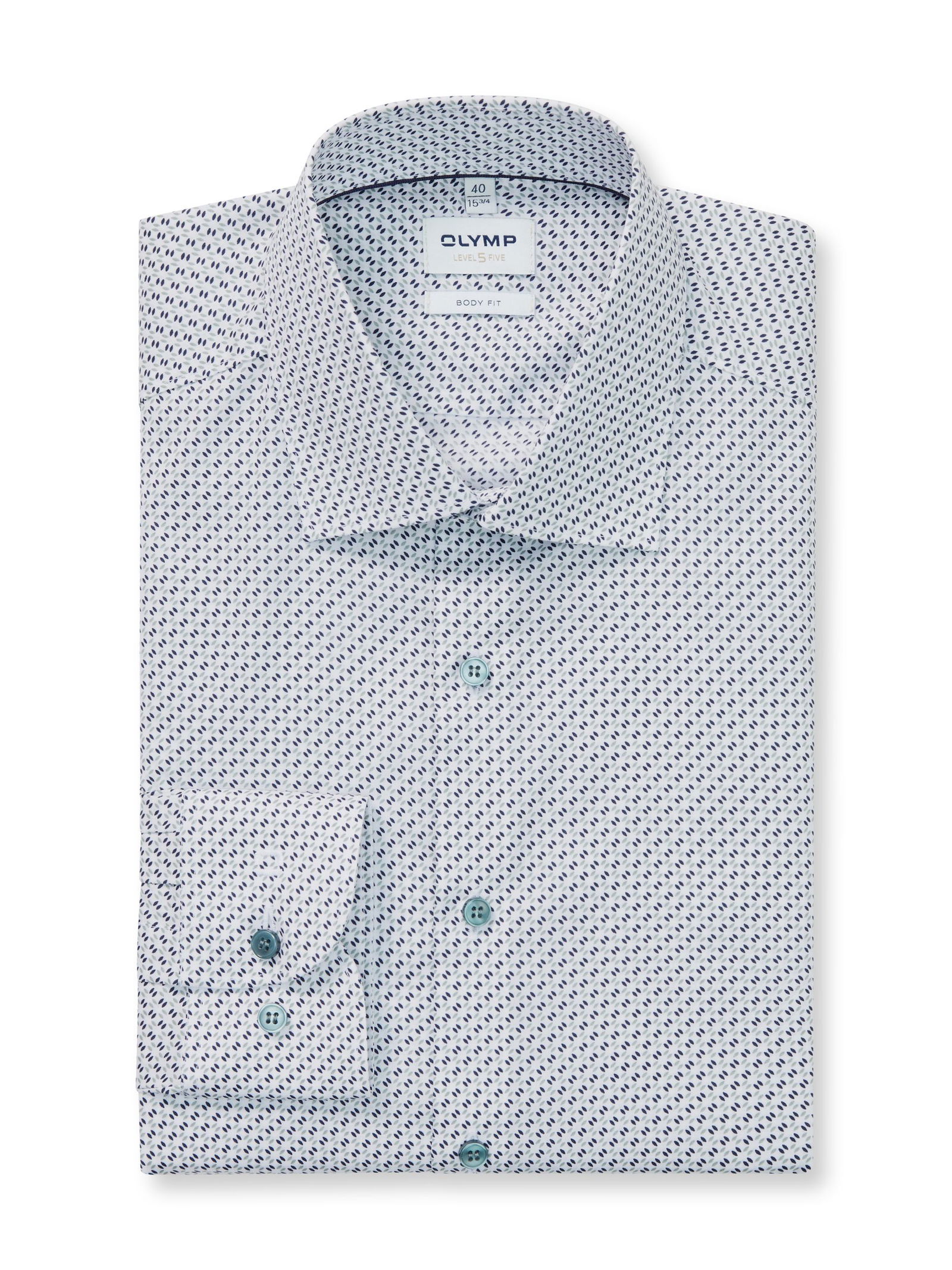 Olymp |  Olymp Hemd Slim Fit  | 40 | kitt