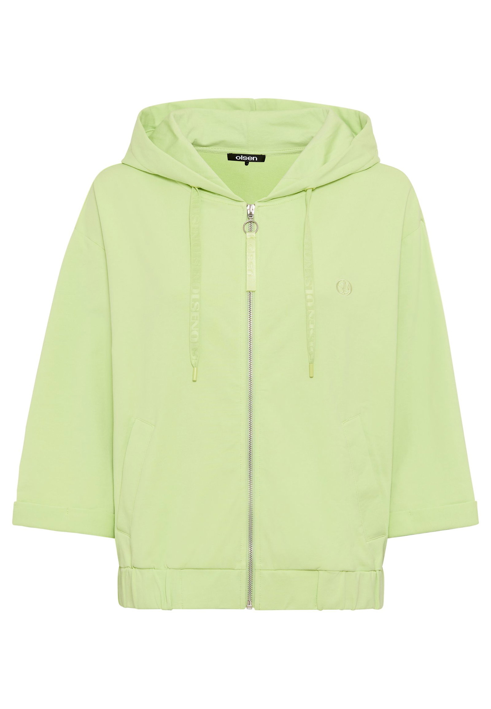 Olsen |  Olsen Sweatjacke  | 40 | lime yellow