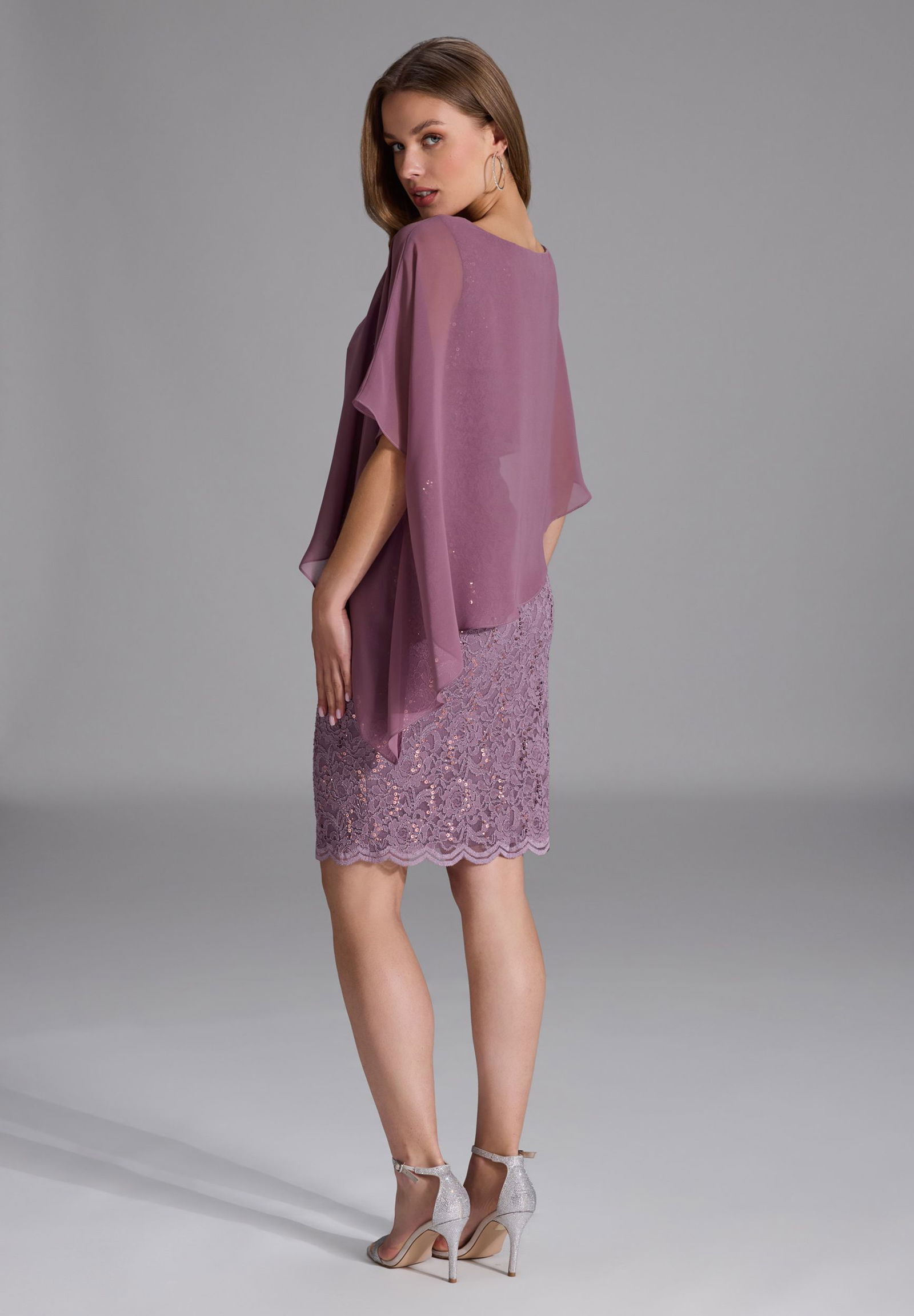 SWING |  SWING Kurzes Kleid  | 50 | mauve