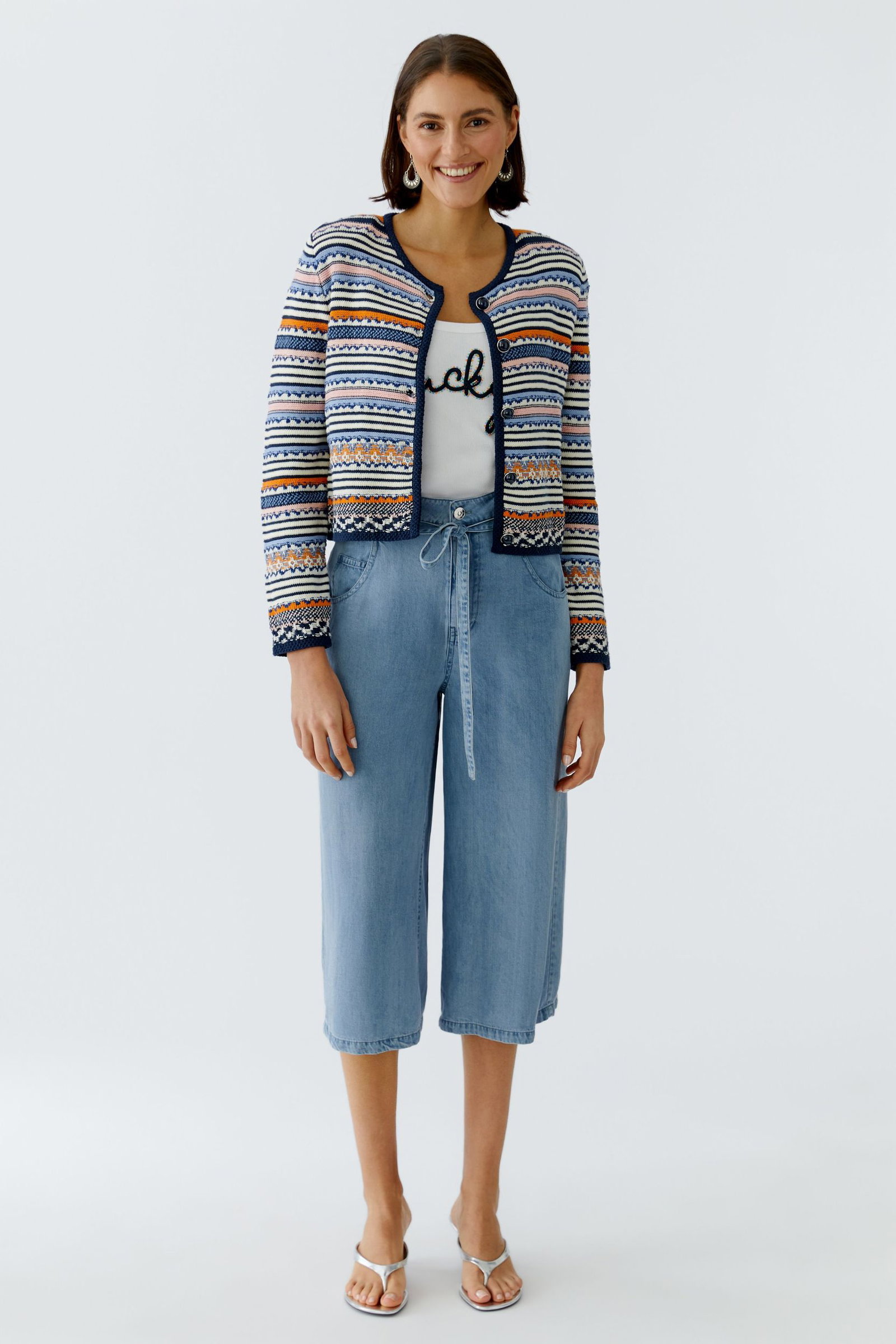 296aaabaf3a40f28dc70de421e78ef38 Oui | Oui 7/8-Jeans | 36