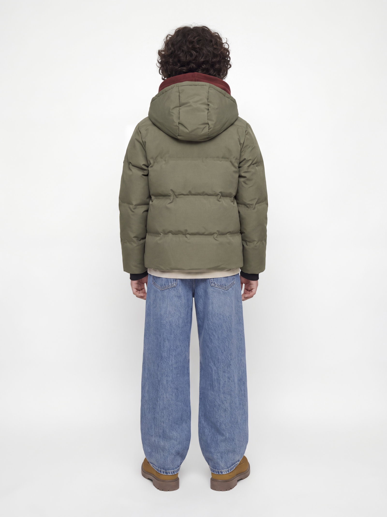 JCOTRACE ALPHA PUFFER JACKET JNR, Dusty Olive #6