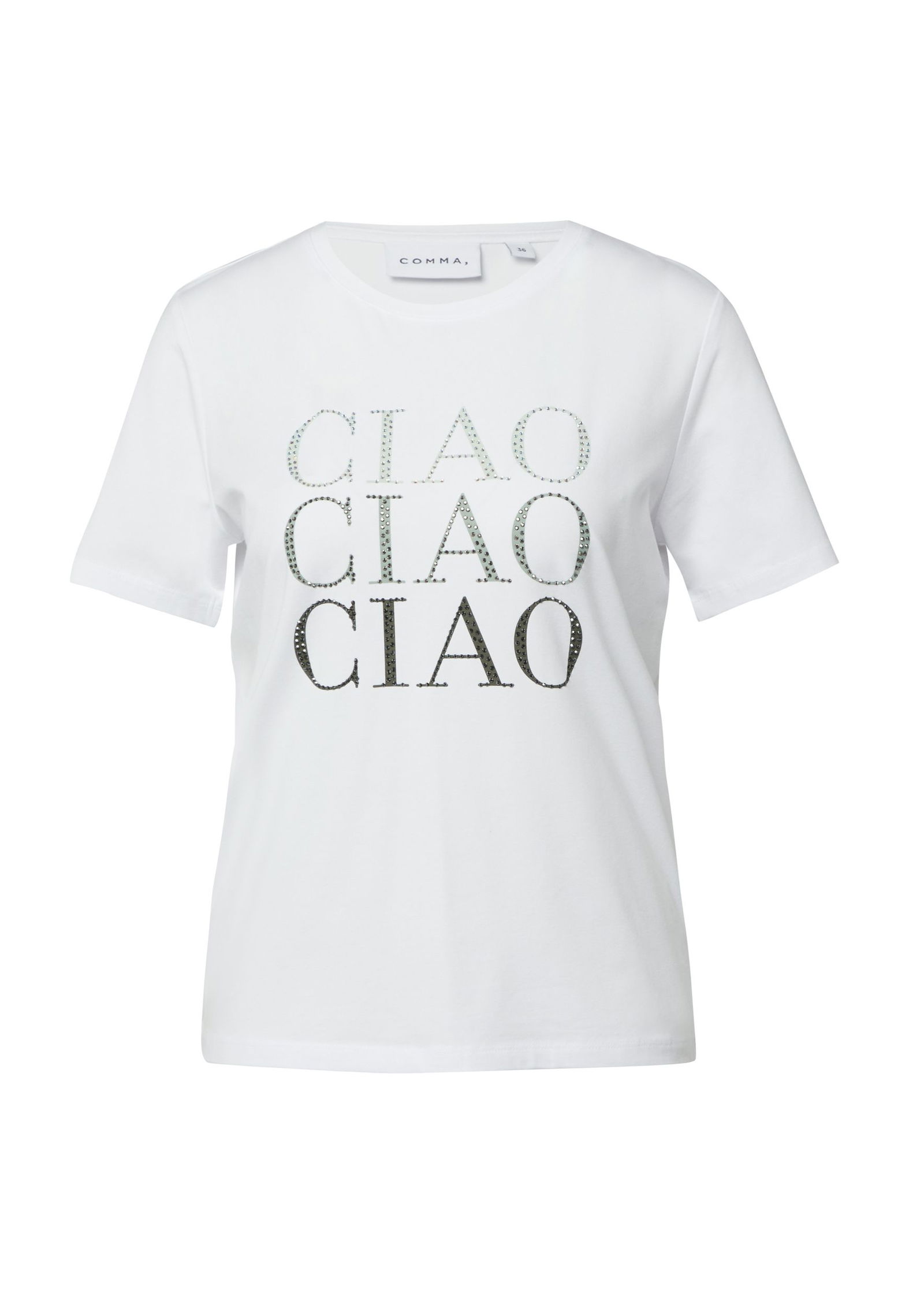 Comma |  T-Shirt | 36 | weiß