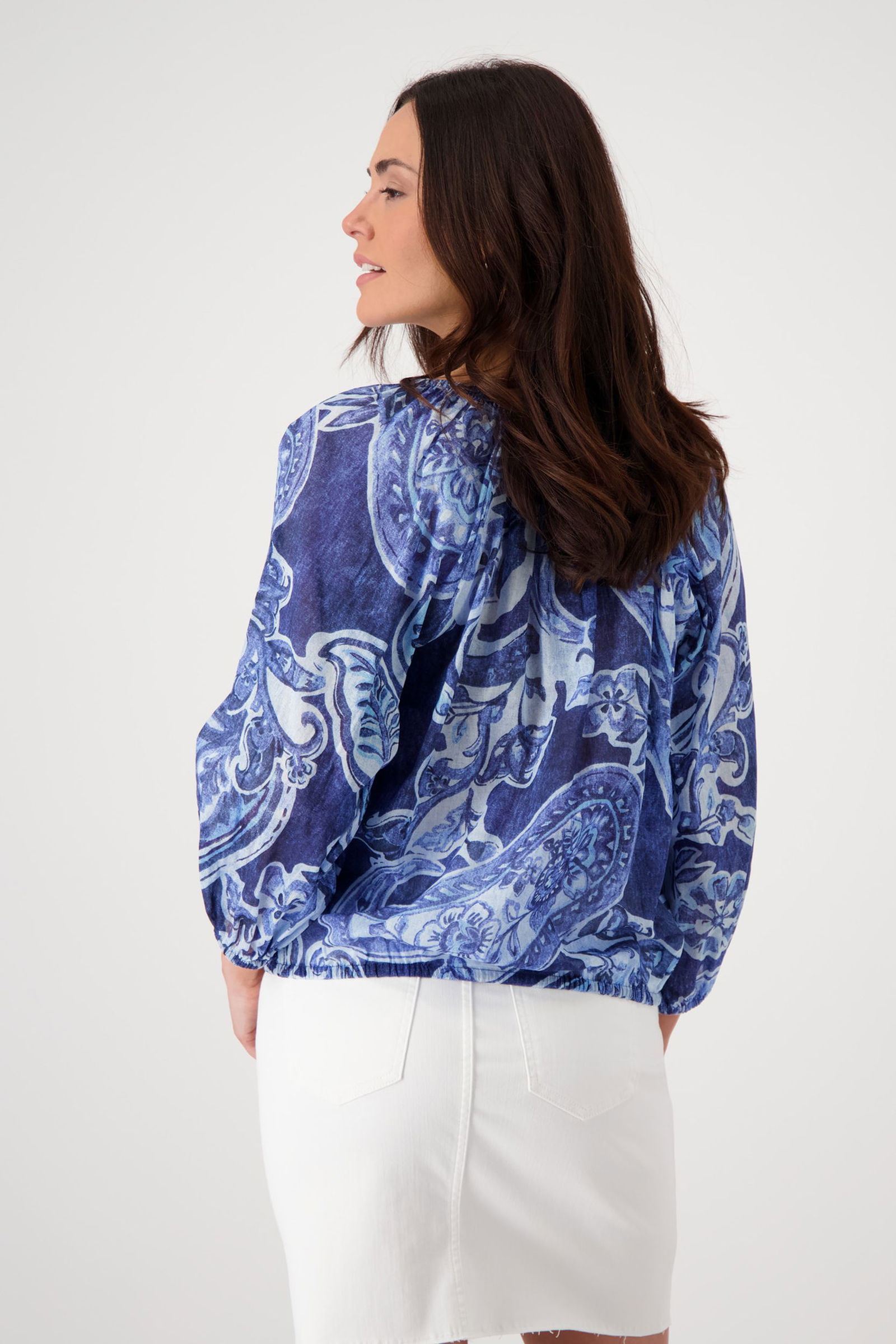 Monari | Monari Druckbluse | 42 | royal