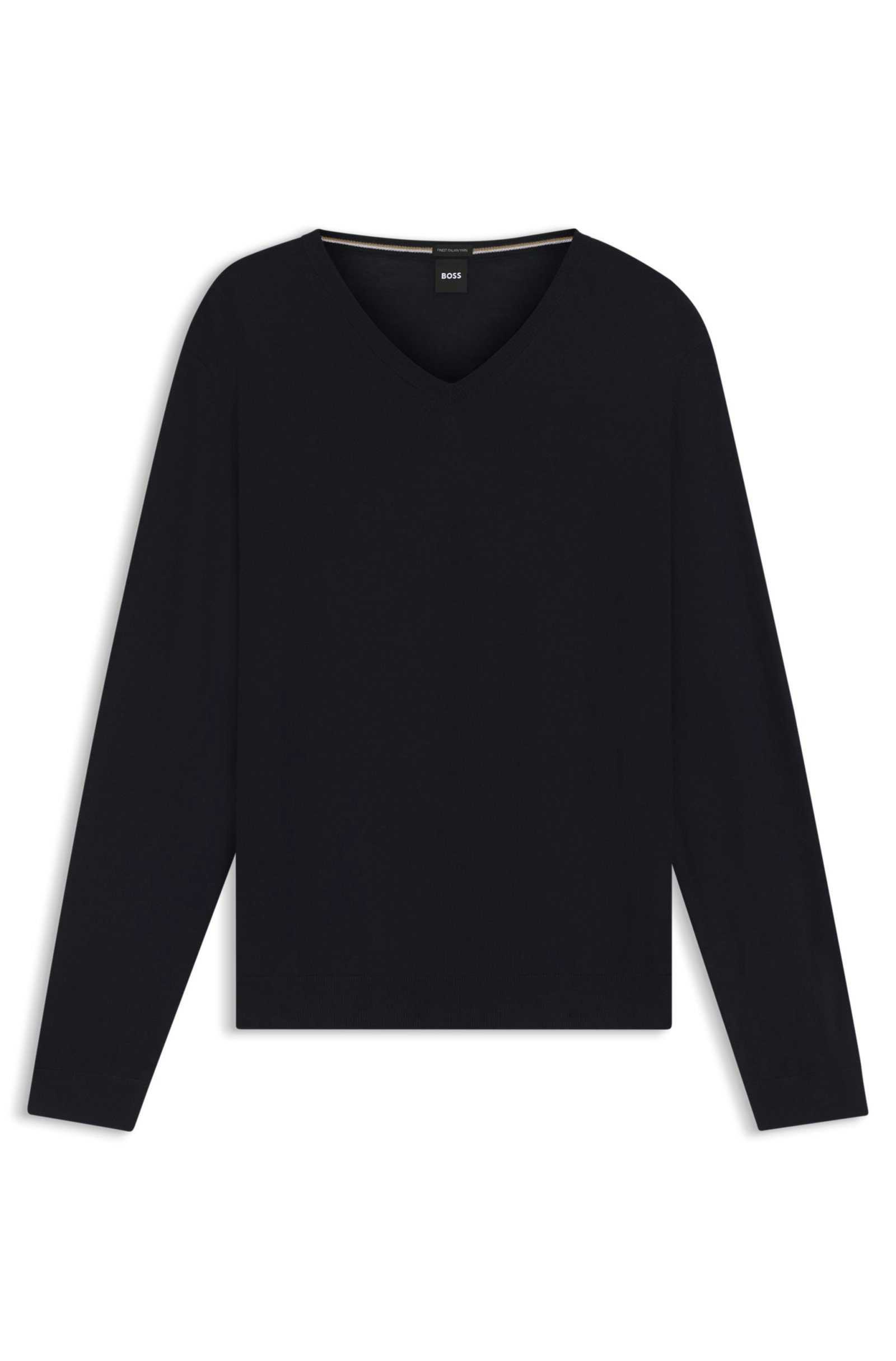BOSS Black Pullover mit V-Ausschnitt #1
