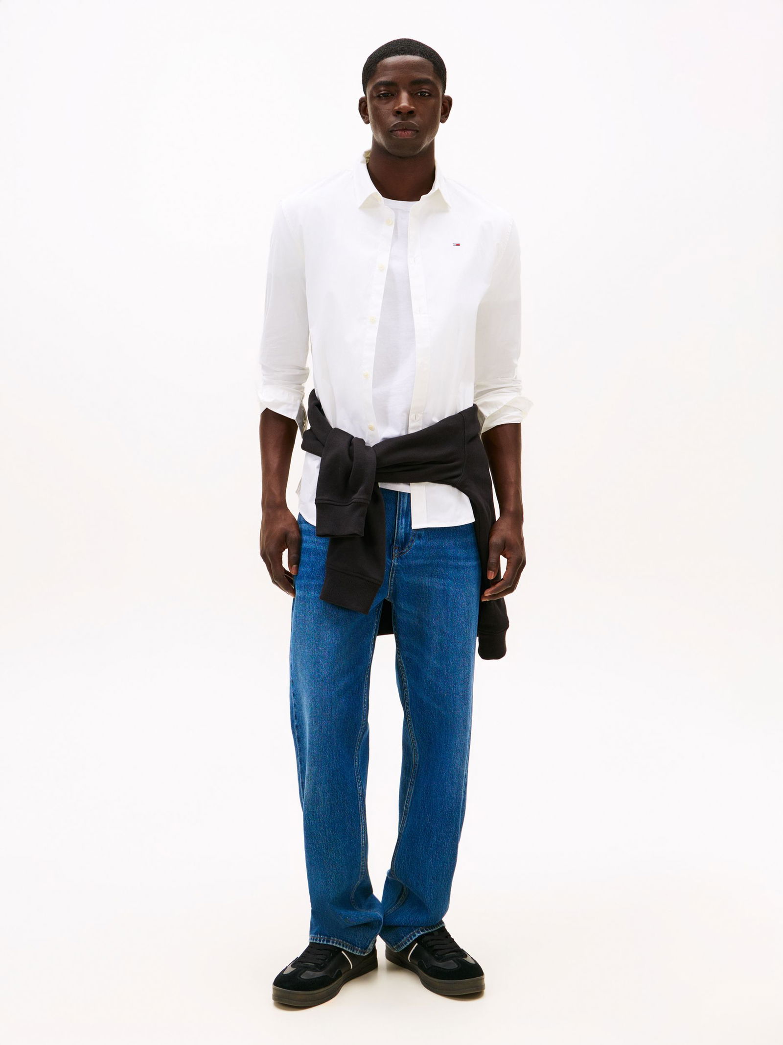 Tommy Jeans |  Tommy Jeans Hemd Regular Fit  | L | classic white