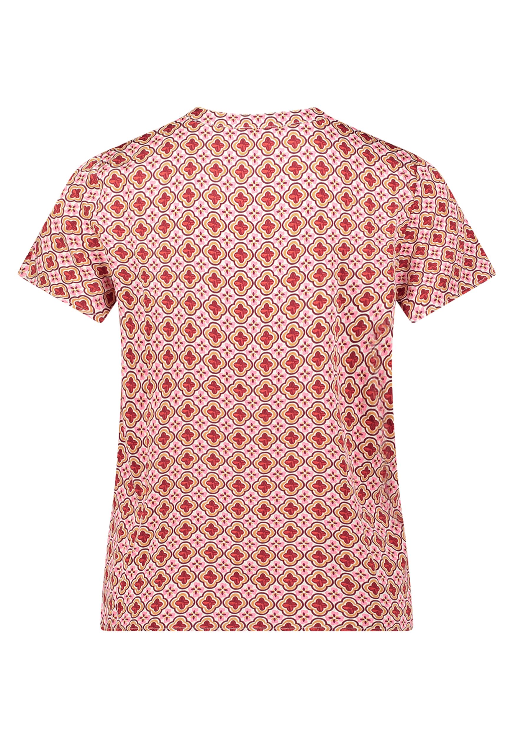 Cartoon |  Cartoon Druckbluse  | 40 | cream/rosé