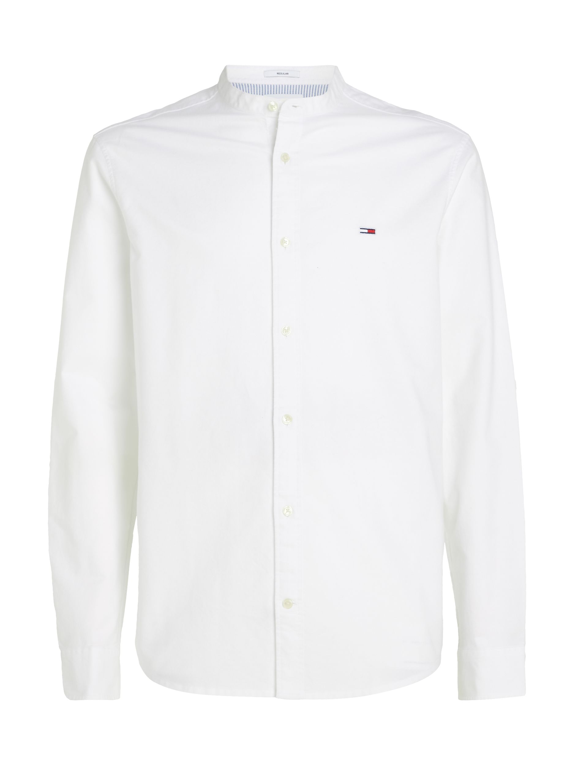  |  TJM REG OXFORD MAO SHIRT, WHITE | XXL | white / multi