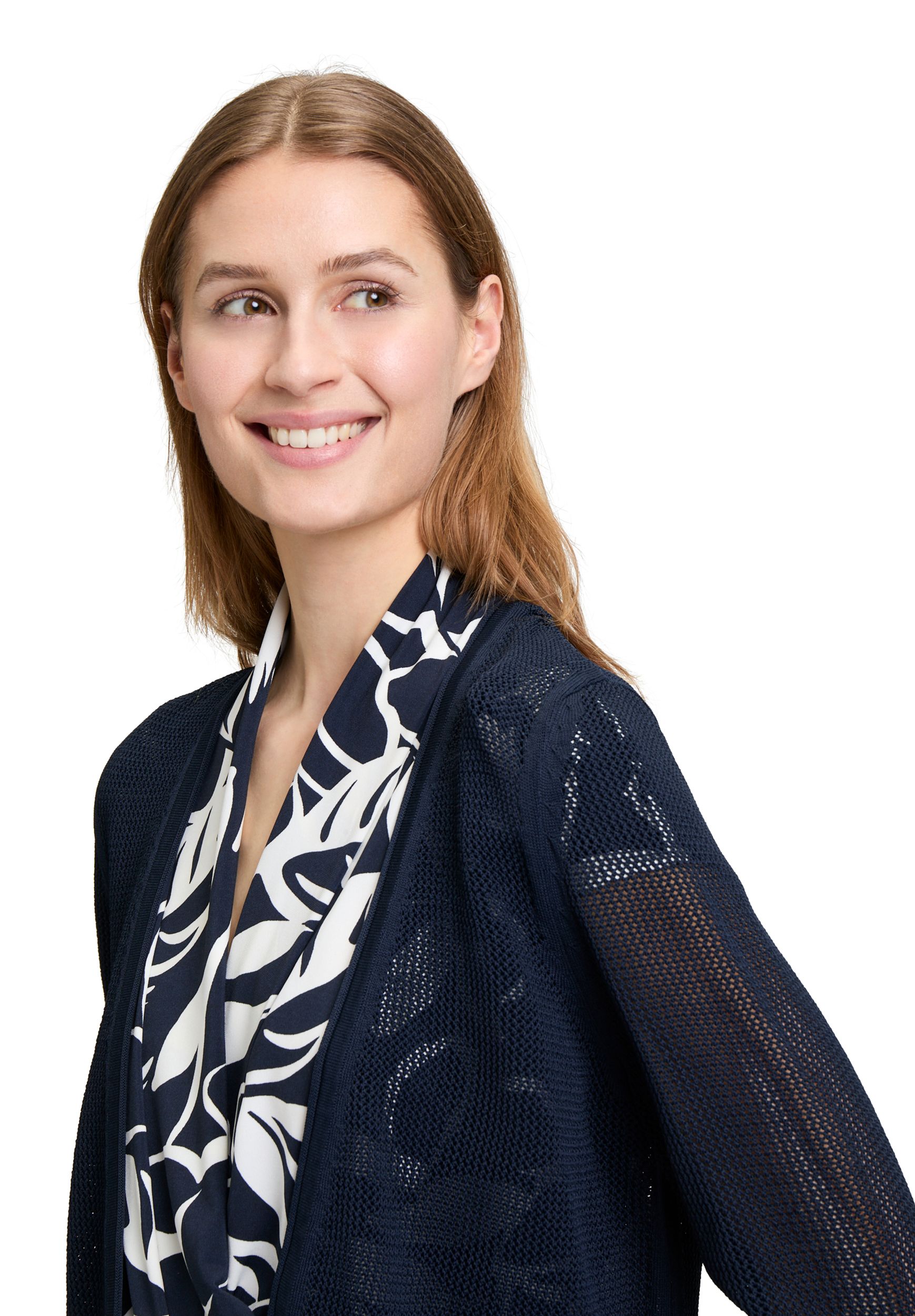 Betty Barclay |  Betty Barclay Strickjacke | Cardigan  | 38 | dunkelblau