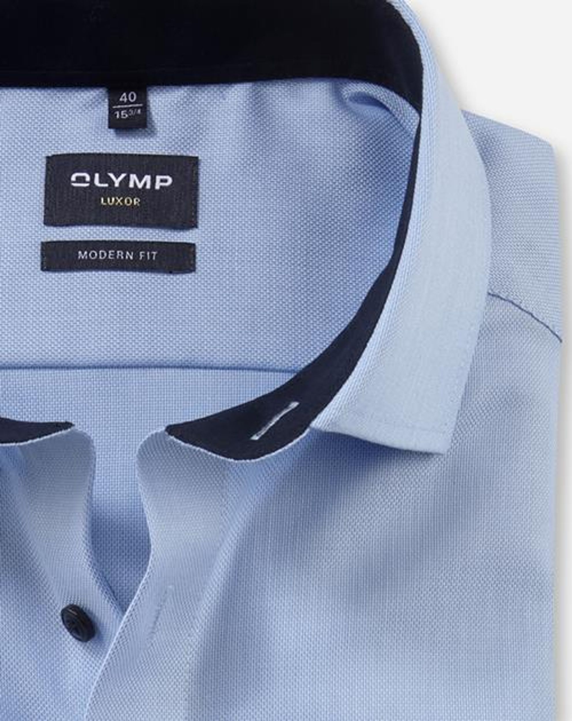 Olymp |  Olymp Hemd Modern Fit  | 46 | hellblau