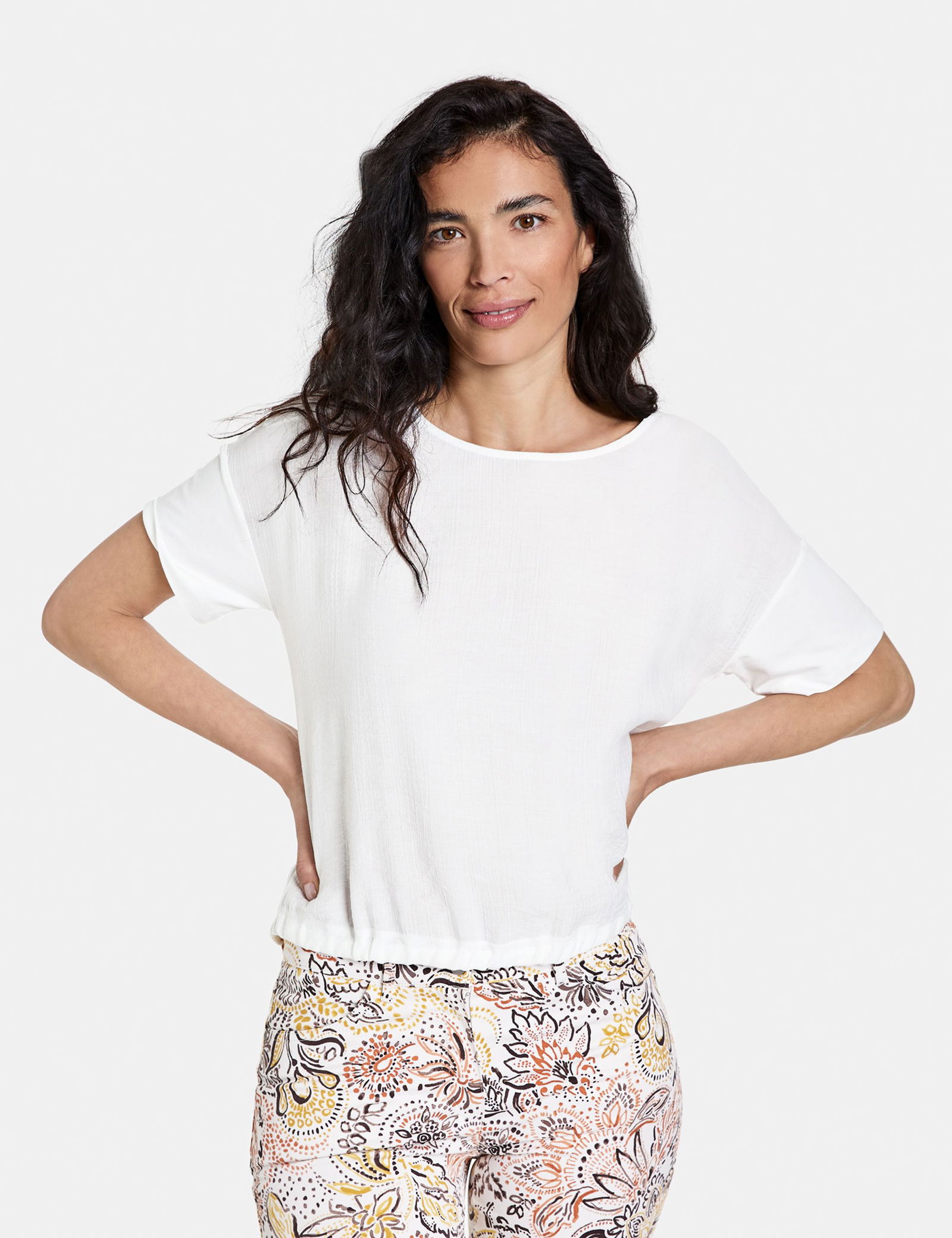 Shirt mit Saumband EcoVero