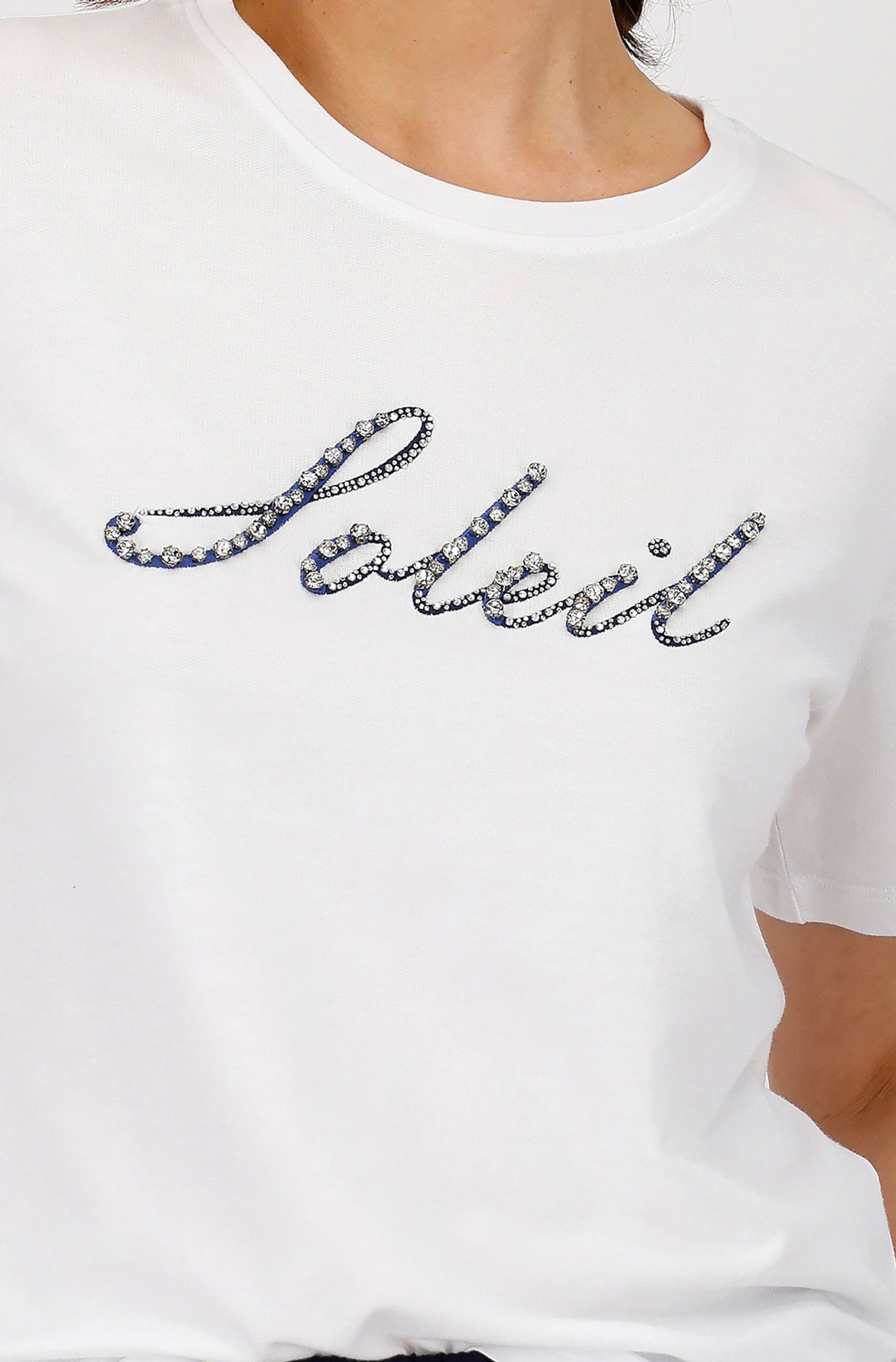 Monari | T-Shirt, cream | 40