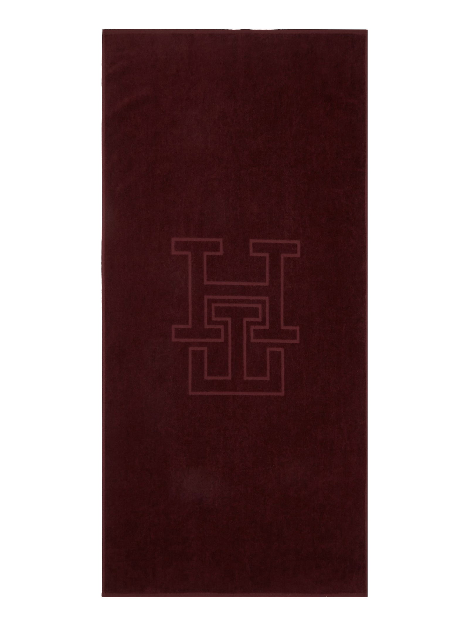 Tommy Hilfiger |  BATHROBE & TOWEL SET | M | deep burgundy