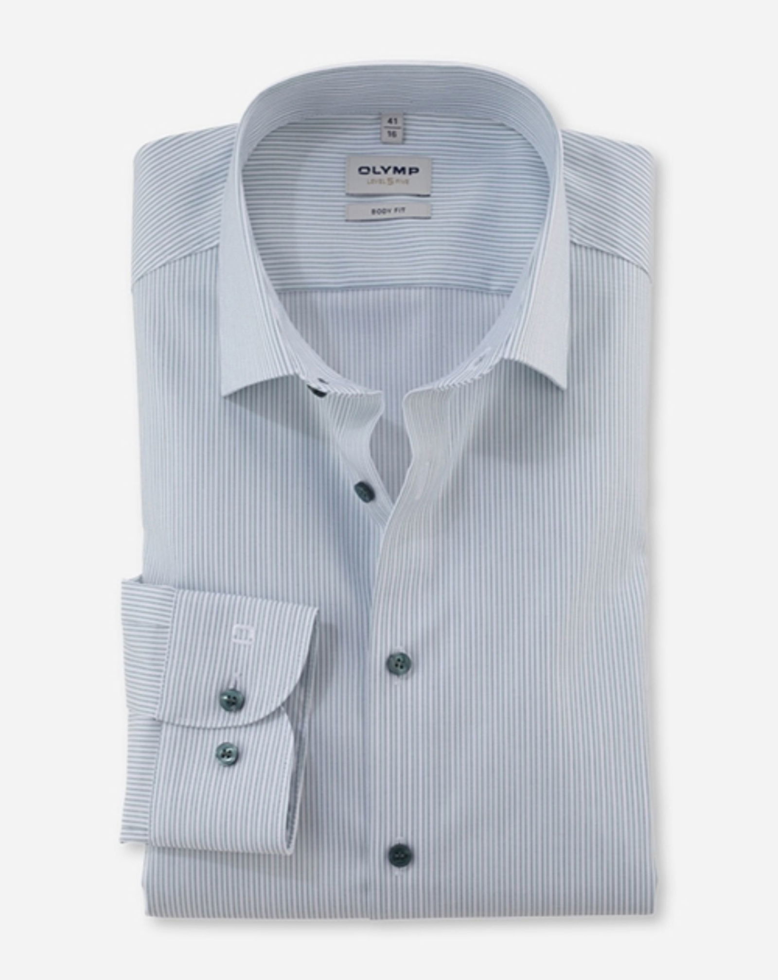 Olymp |  Olymp Hemd Modern Fit  | 43 | grün