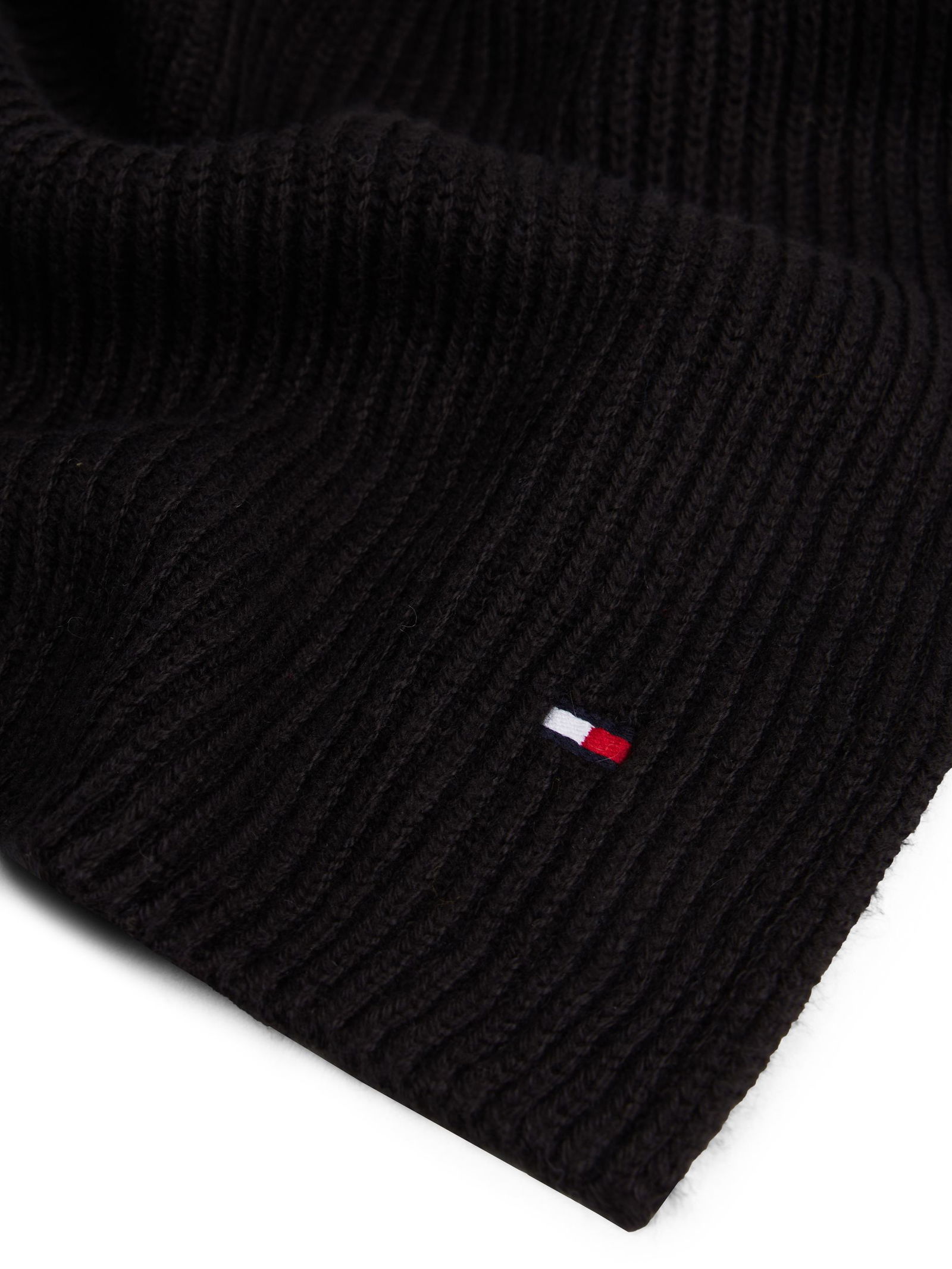 Tommy Hilfiger | Tommy Hilfiger Essential Baumwolle Schal | OS | black