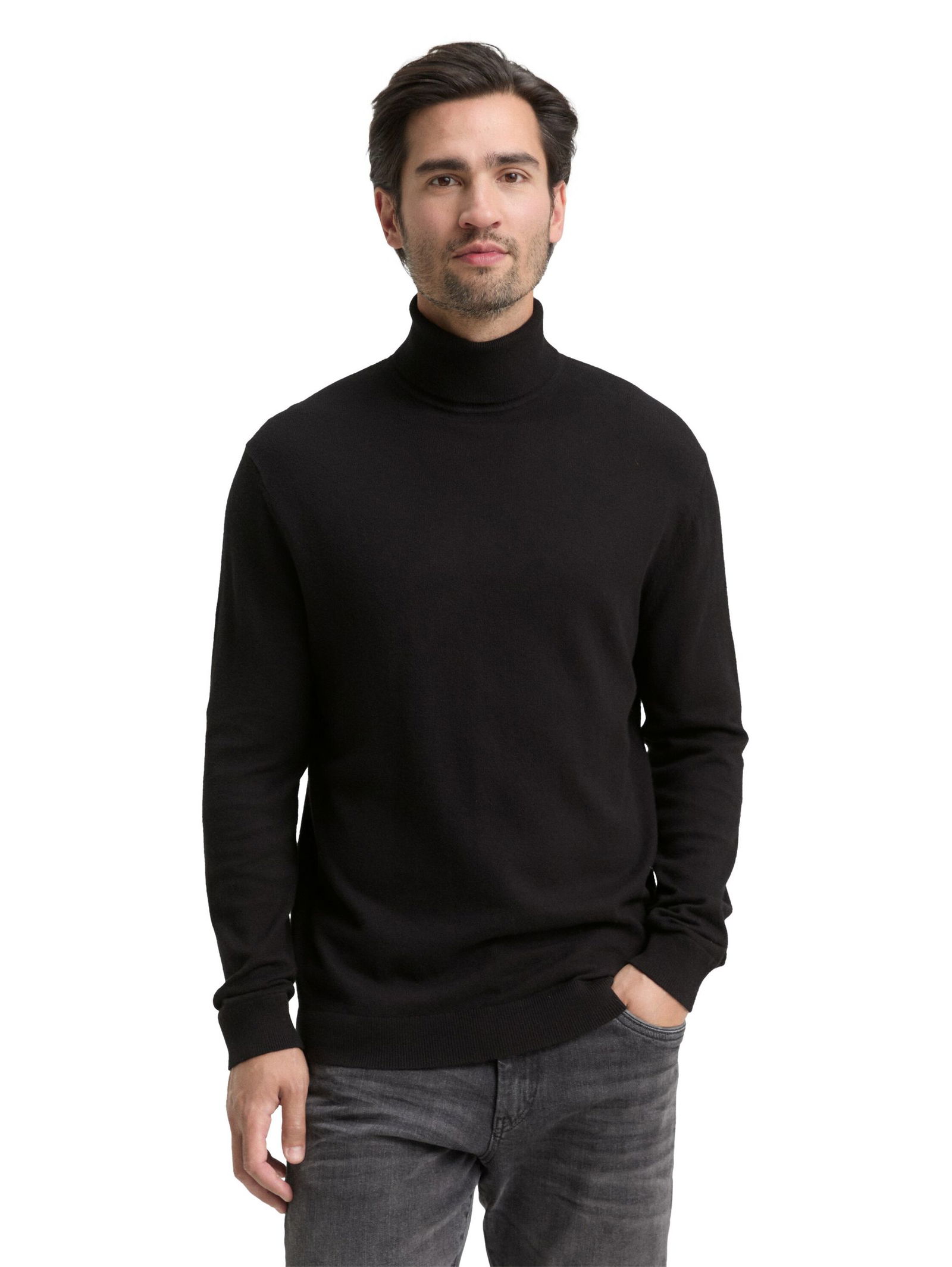 Tom Tailor | Tom Tailor Rollkragenpullover | XL | black
