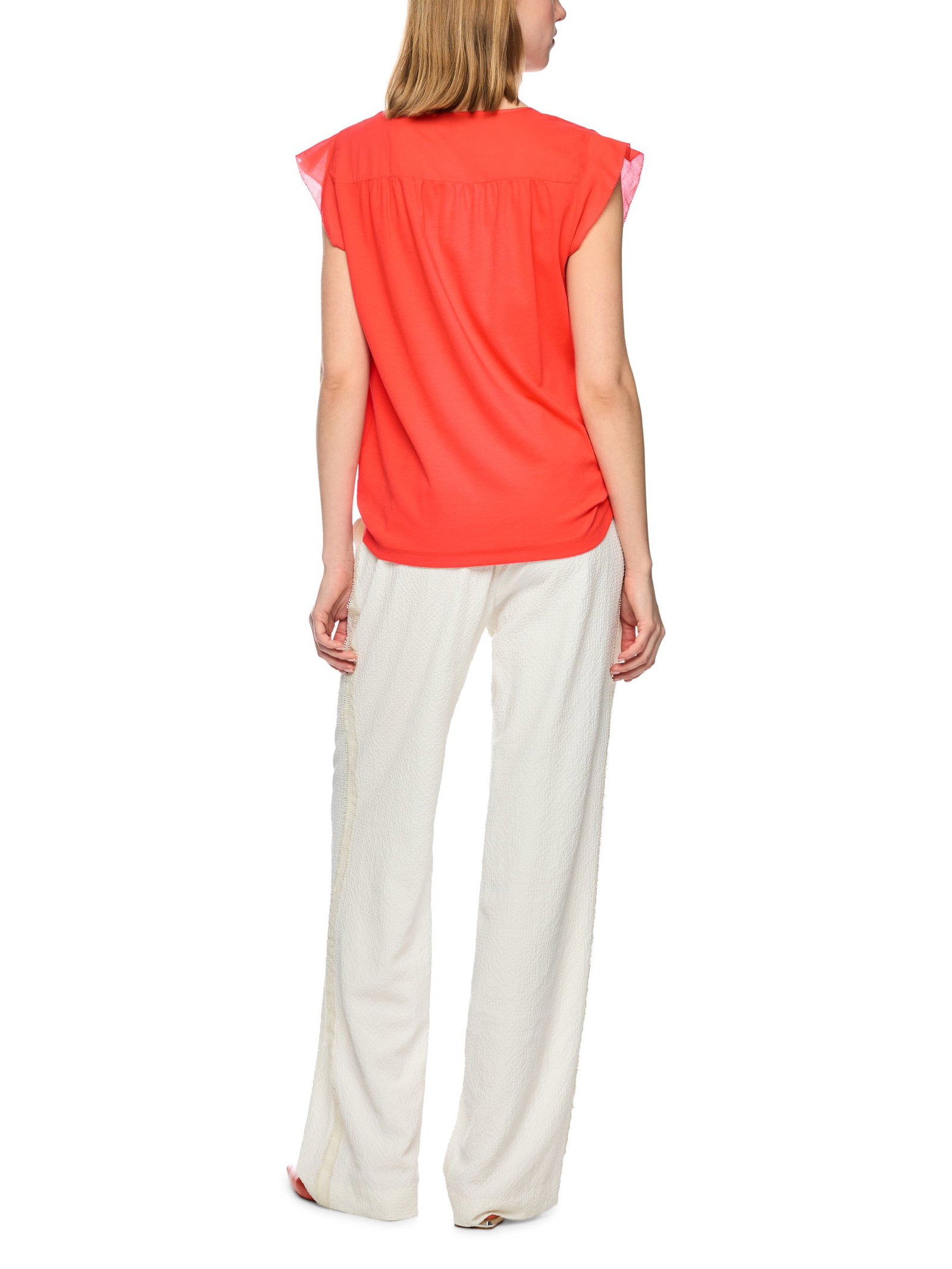 Marc Cain Collections |  Marc Cain Collections Top  | 40 | bright tomato