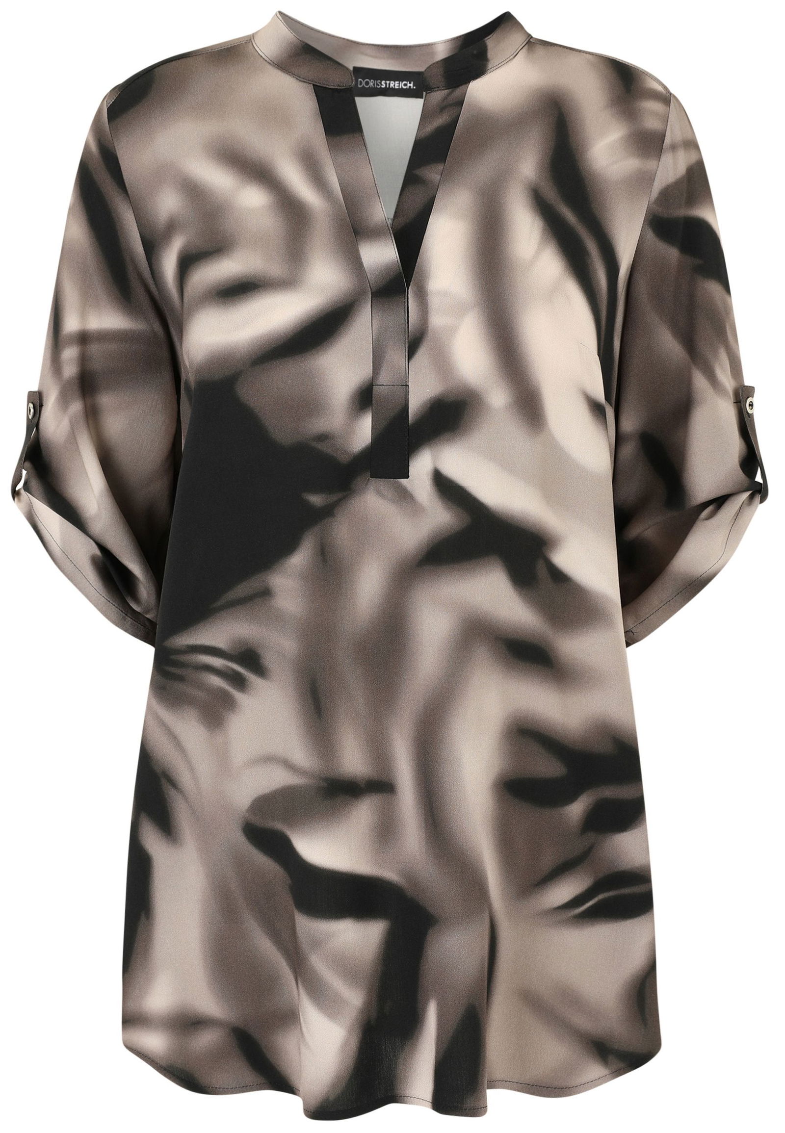 Doris Streich |  Doris Streich Druckbluse  | 44 | sand
