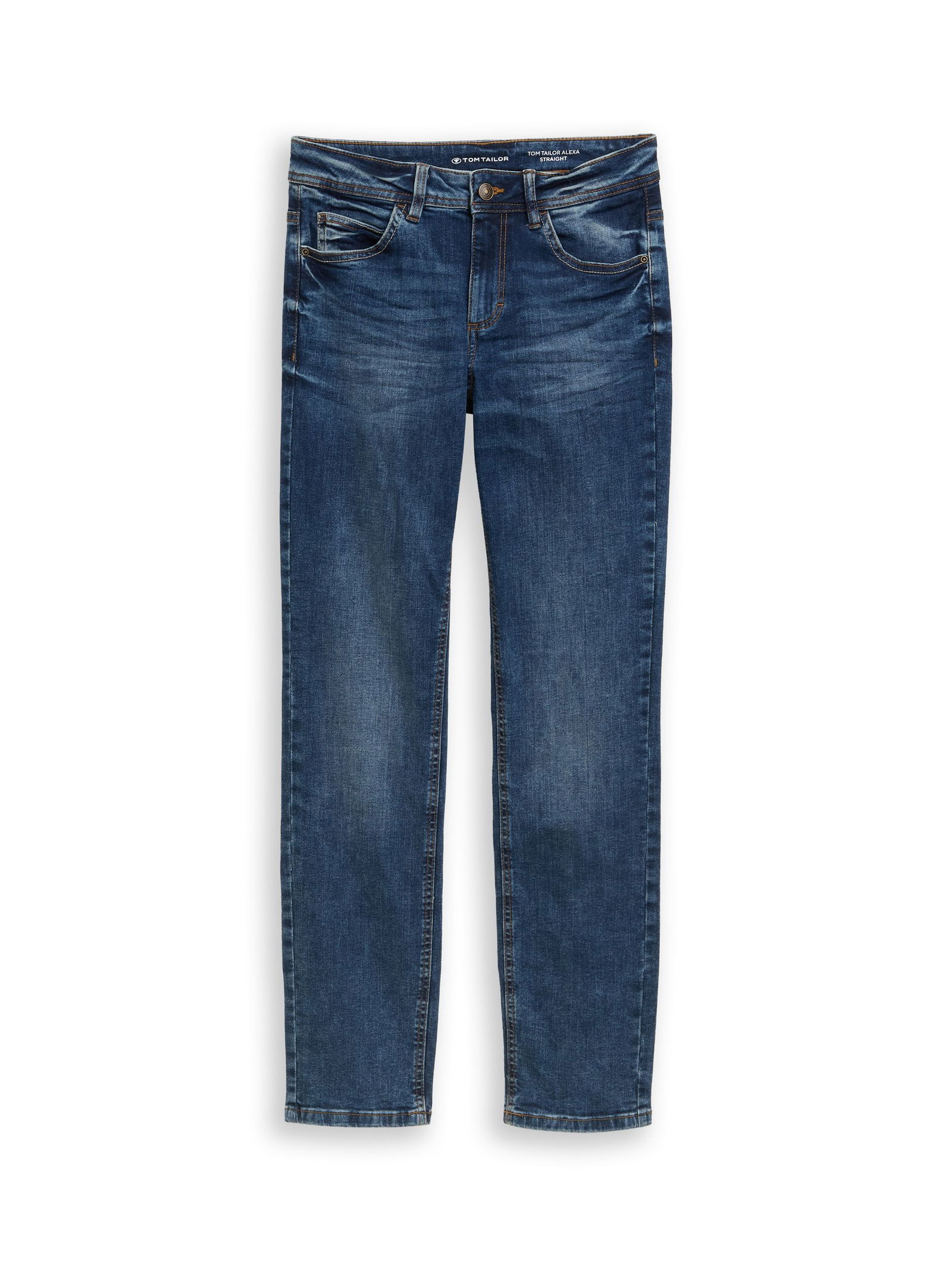 Tom Tailor | Tom Tailor Straight Leg Jeans | 28/34 | mid stone wash denim