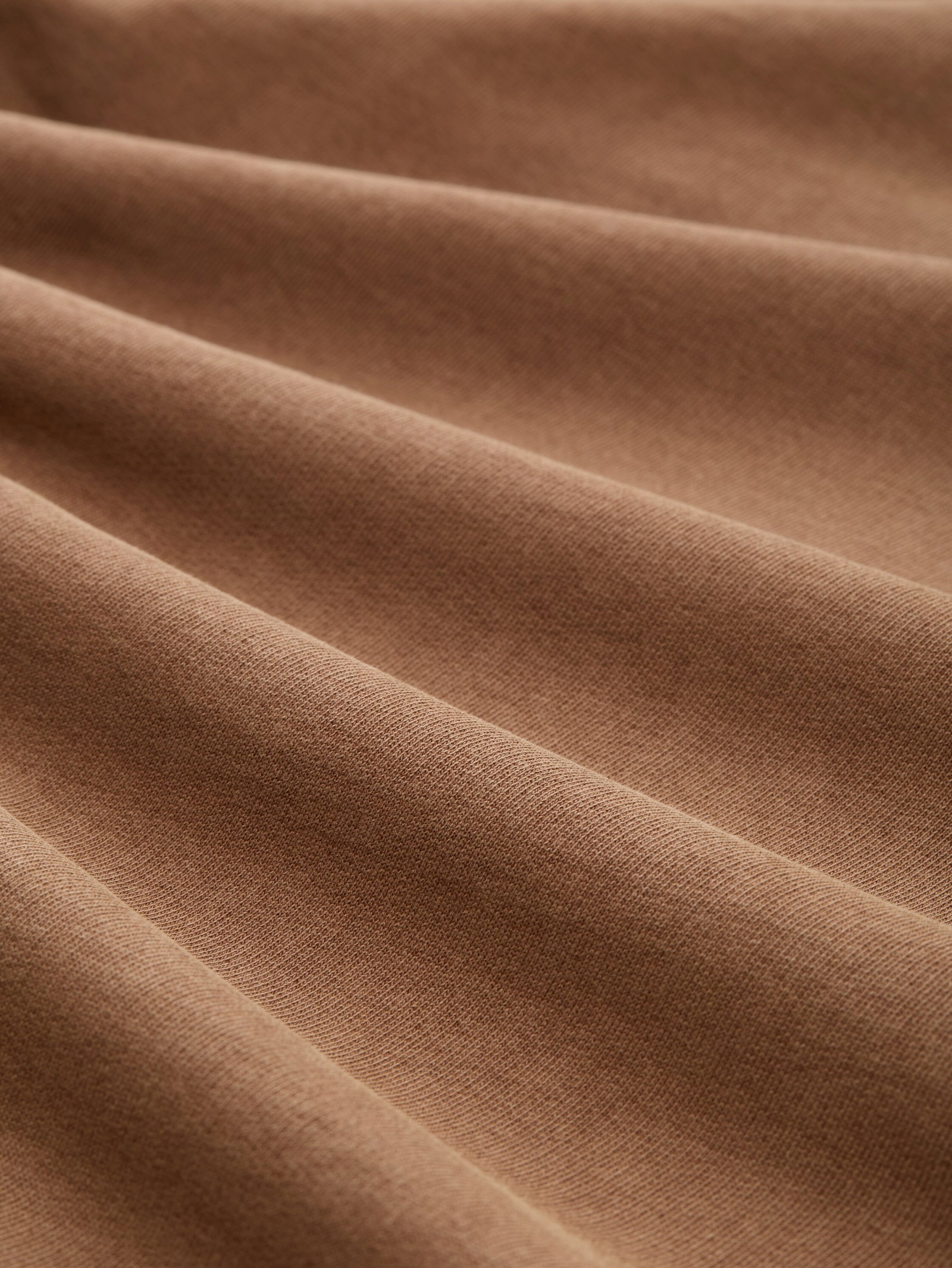 overdyed hoodie with embroider, Golden Clay #2