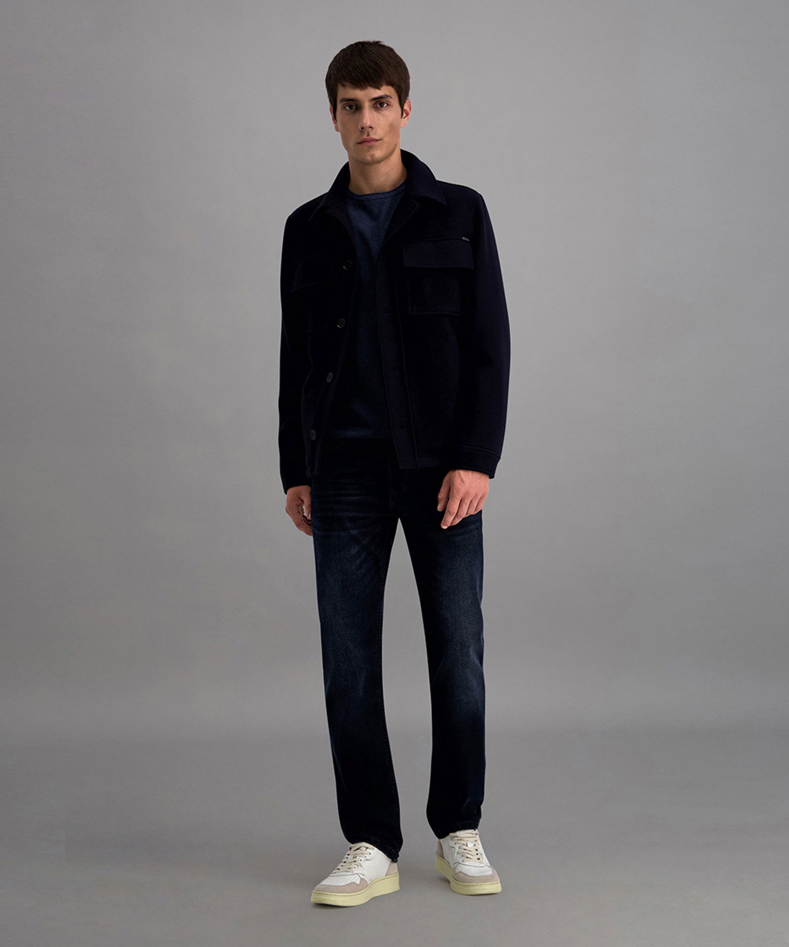 Pioneer | Pioneer Handcrafted 5-pocket "Rando" | 40/34 | dark blue used whisker
