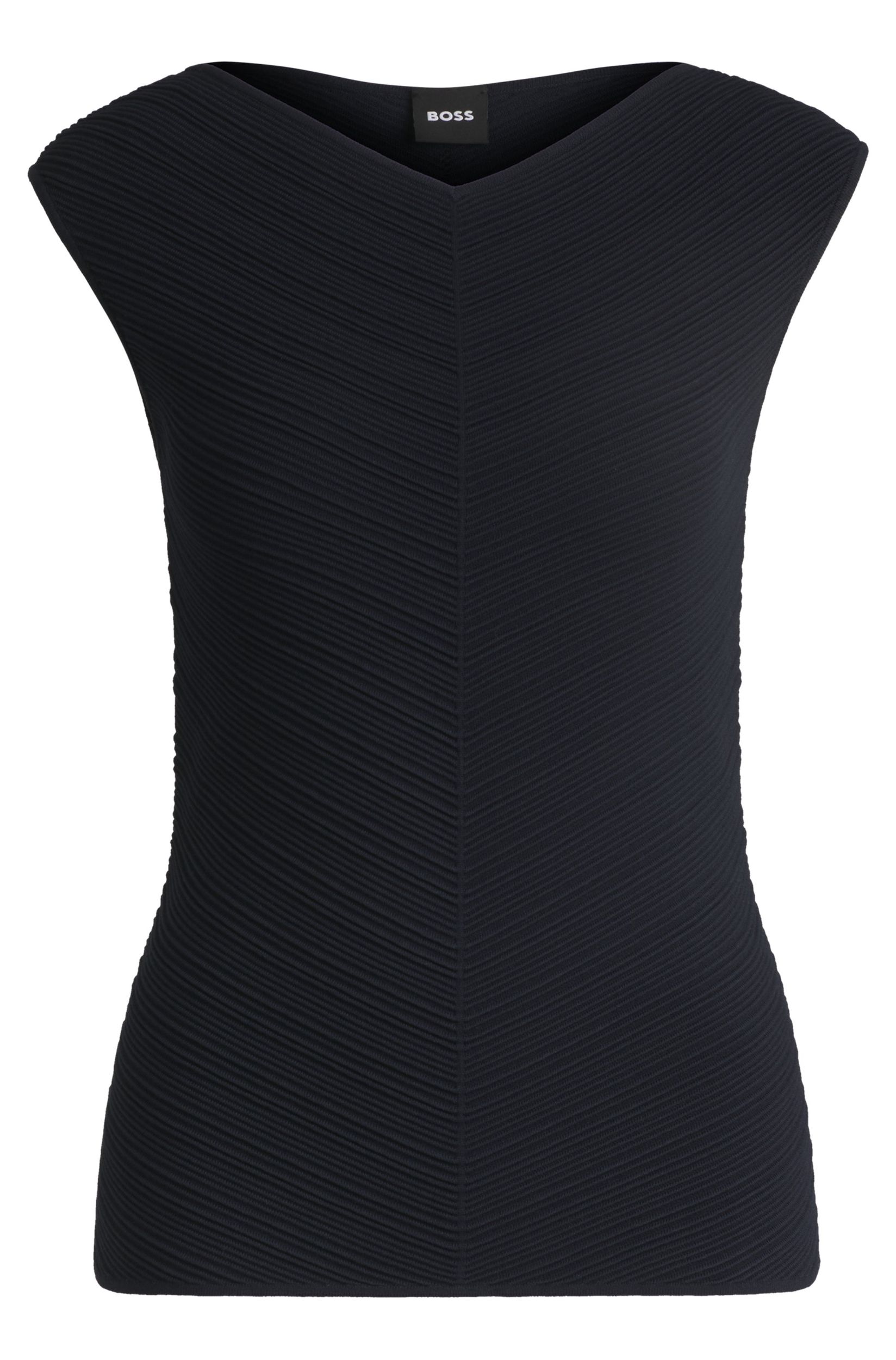BOSS Black |  BOSS Black Pullunder  | M | dark blue