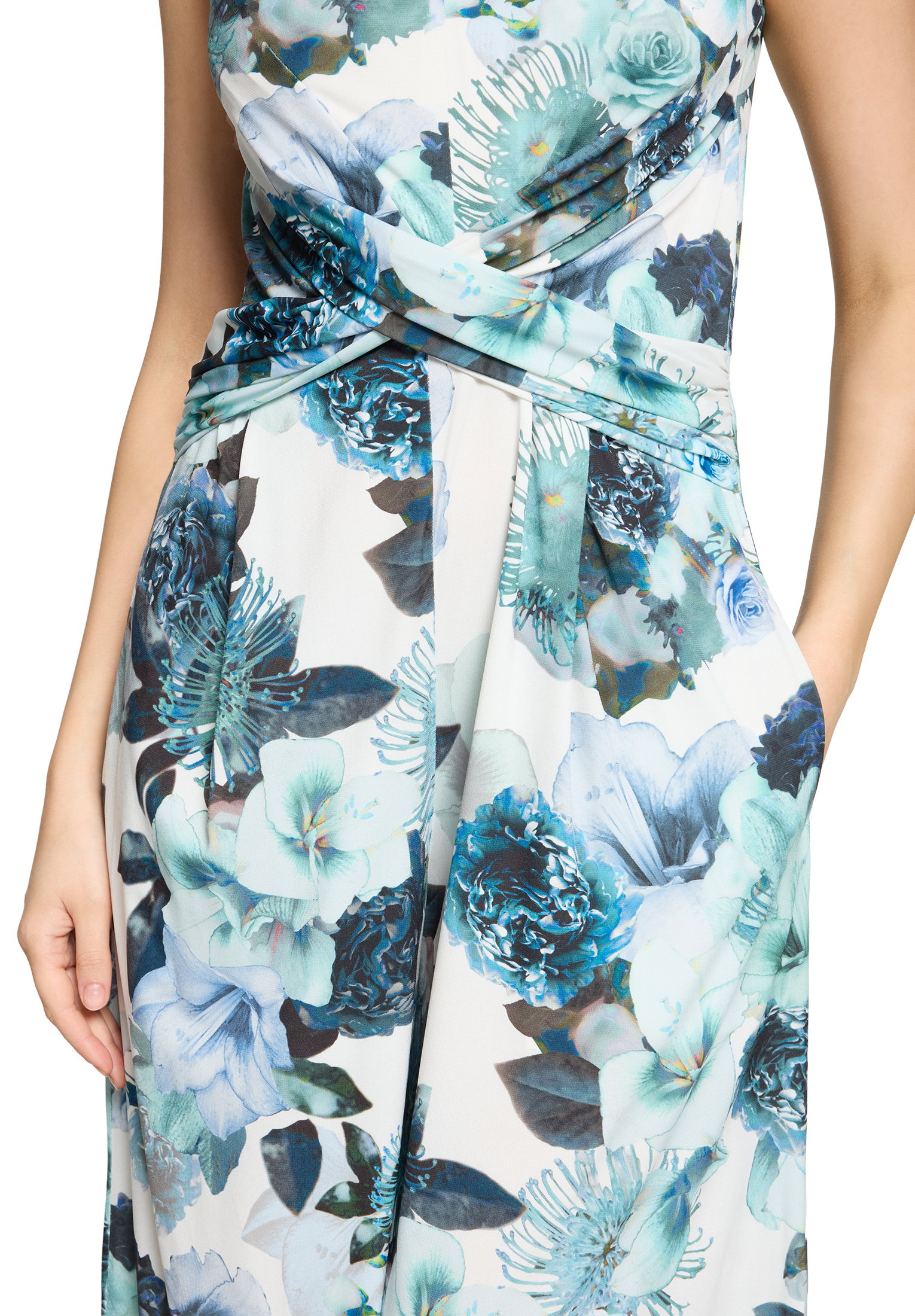 Overall Lang ohne Arm, Green/White #7