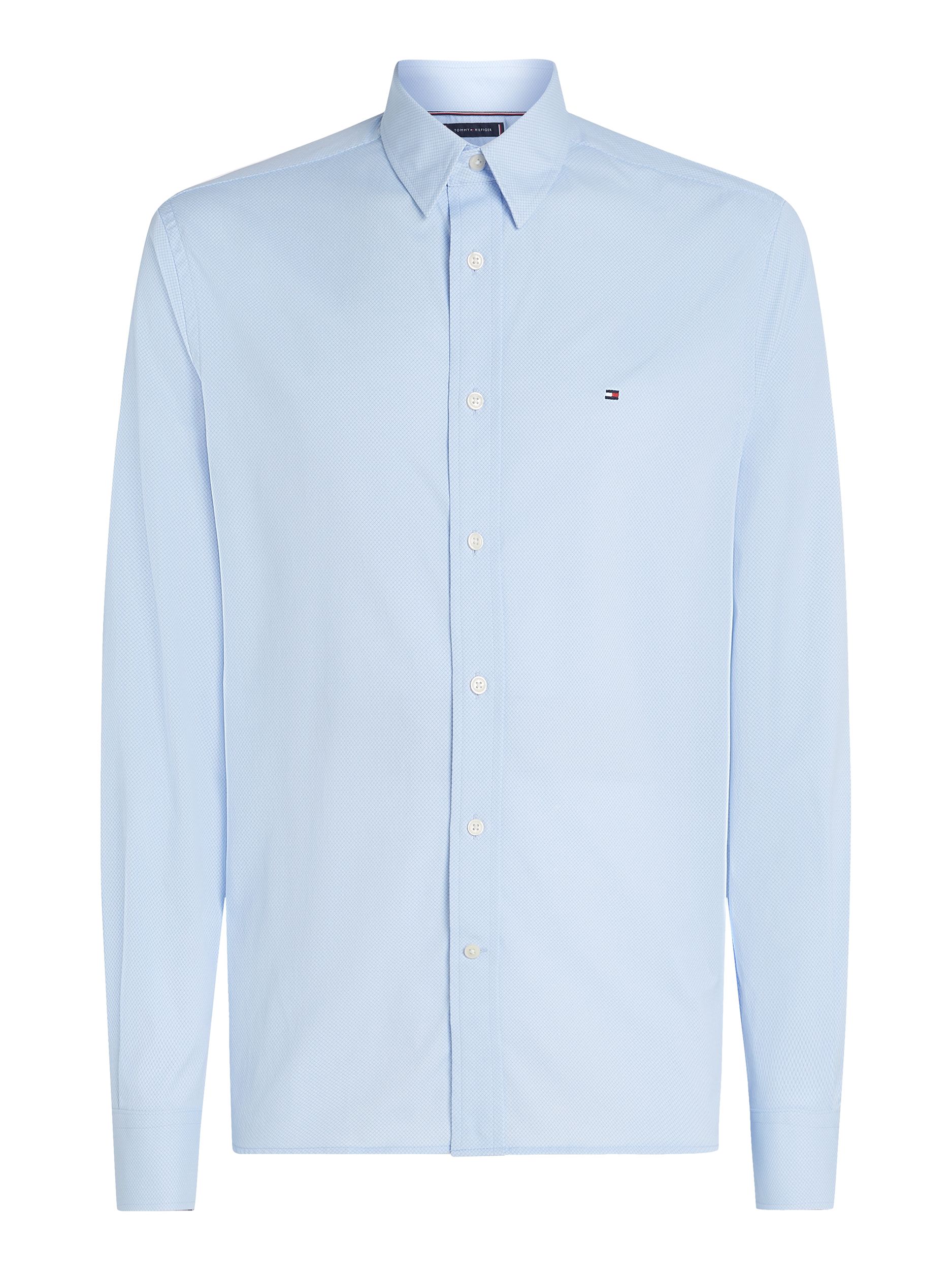 Tommy Hilfiger |  Tommy Hilfiger Hemd Regular Fit  | S | cloudy blue / yale navy / white