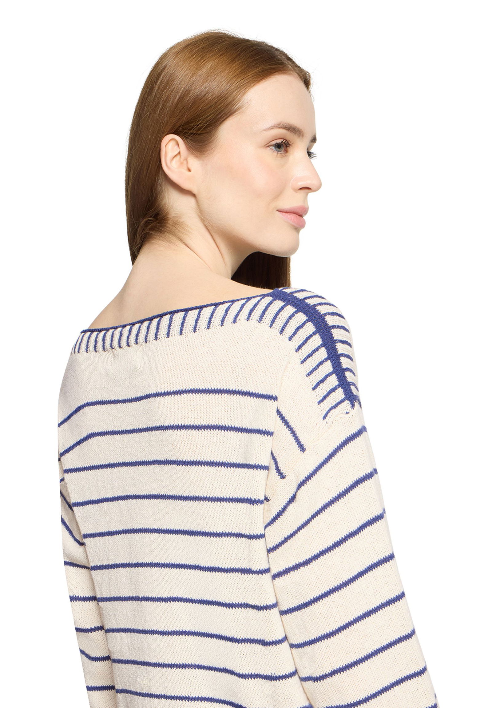 Cartoon |  Cartoon Pullover  | 36 | dunkelblau/weiß