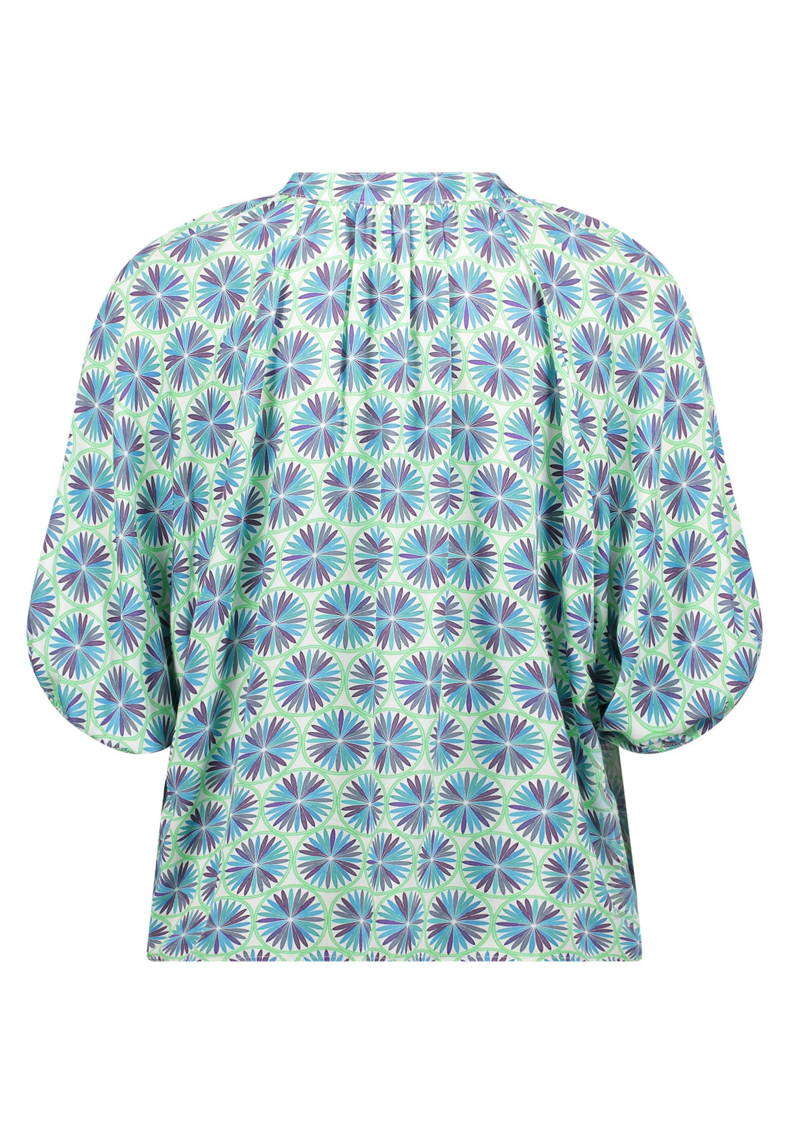 Cartoon |  Cartoon Druckbluse  | 40 | green/blue