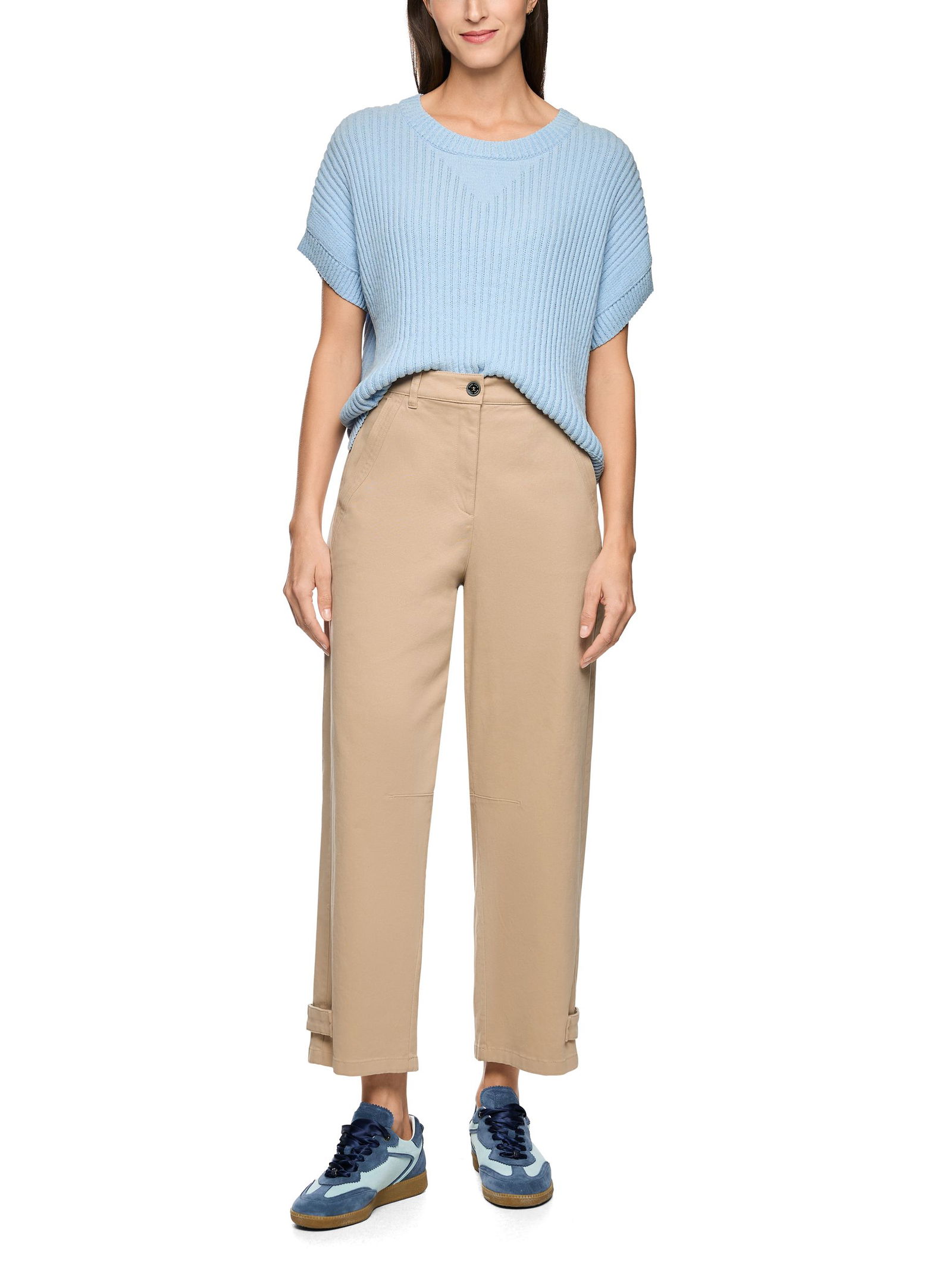 Marc Cain Sports |  Marc Cain Sports Schmale Hose  | 42 | light stone