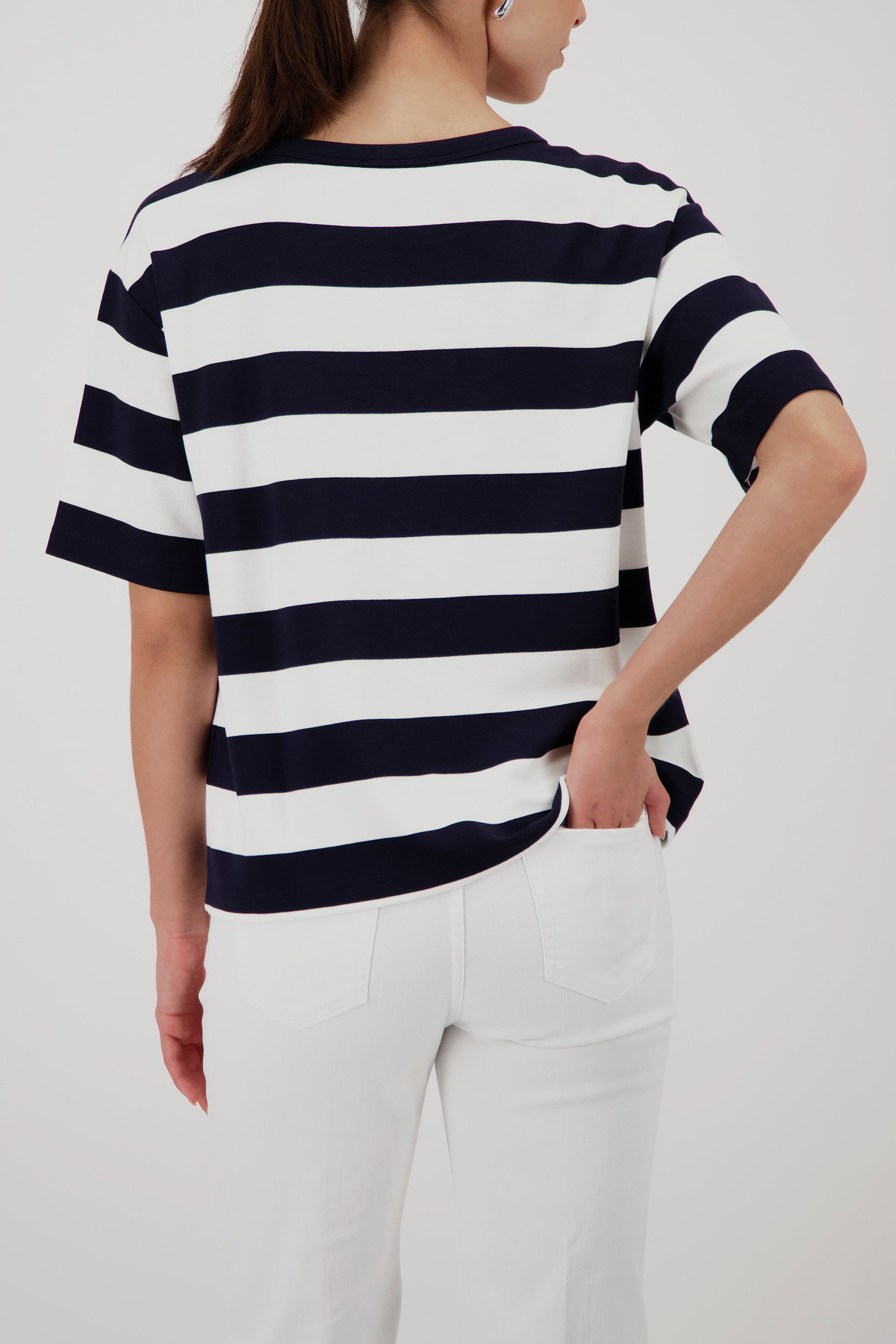 Sweatshirt, marine ringel #4