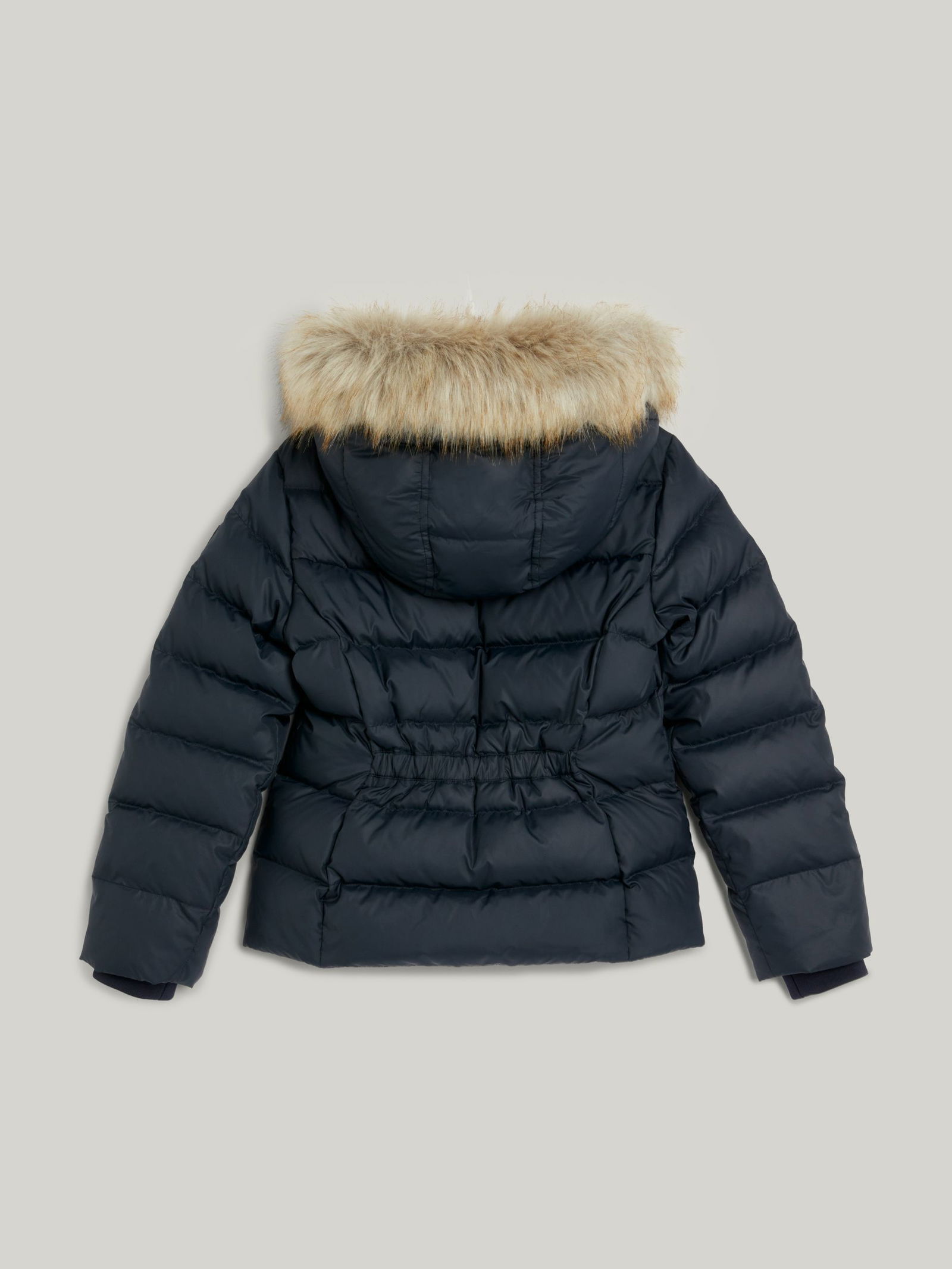 Tommy Hilfiger |  ESSENTIAL DOWN FUR HOOD JACKET | 152 | desert sky