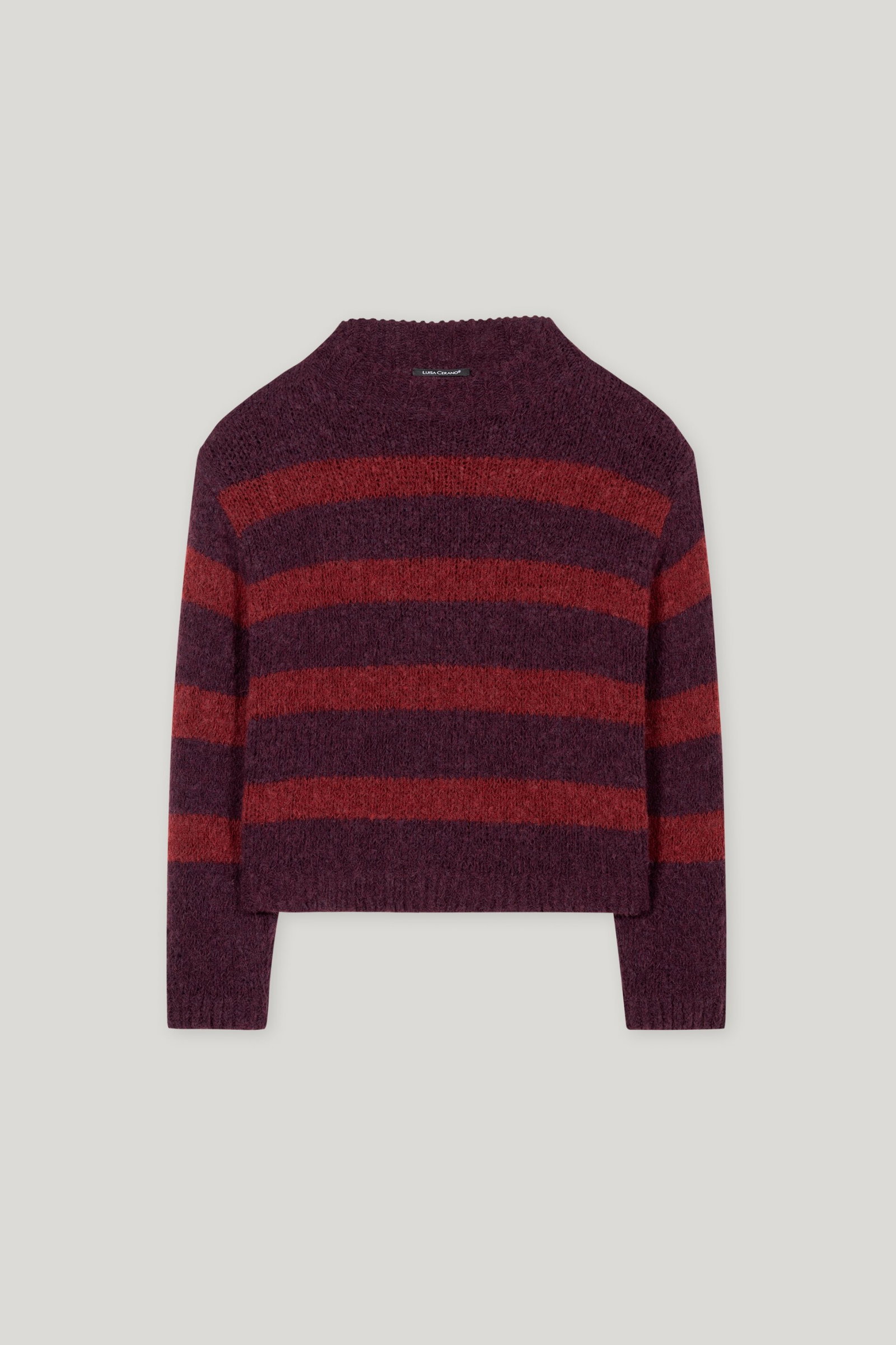 Luisa Cerano Strickpullover aus modernem Crochet-Tape-Garn #1