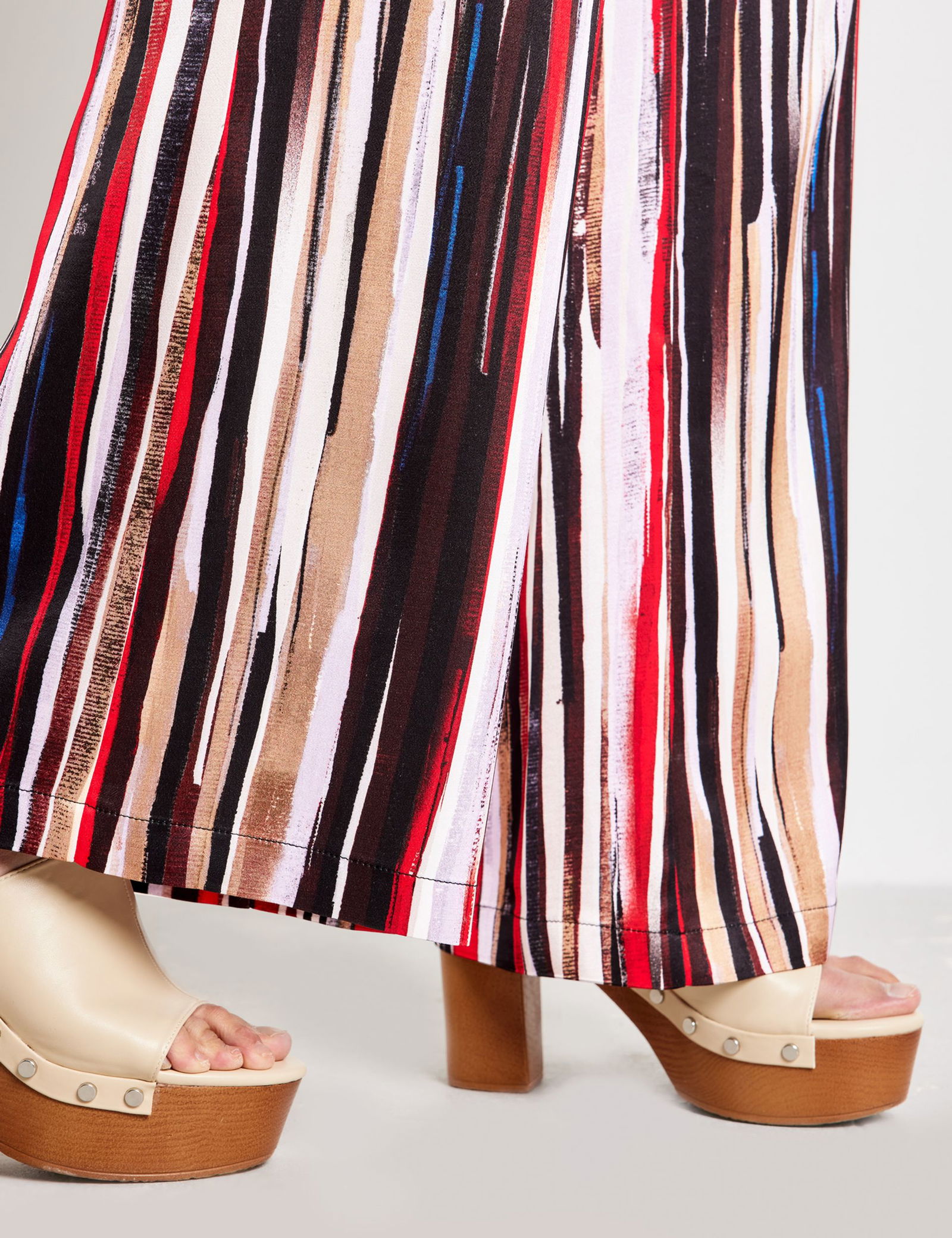 Hose mit Längsstreifen EcoVero