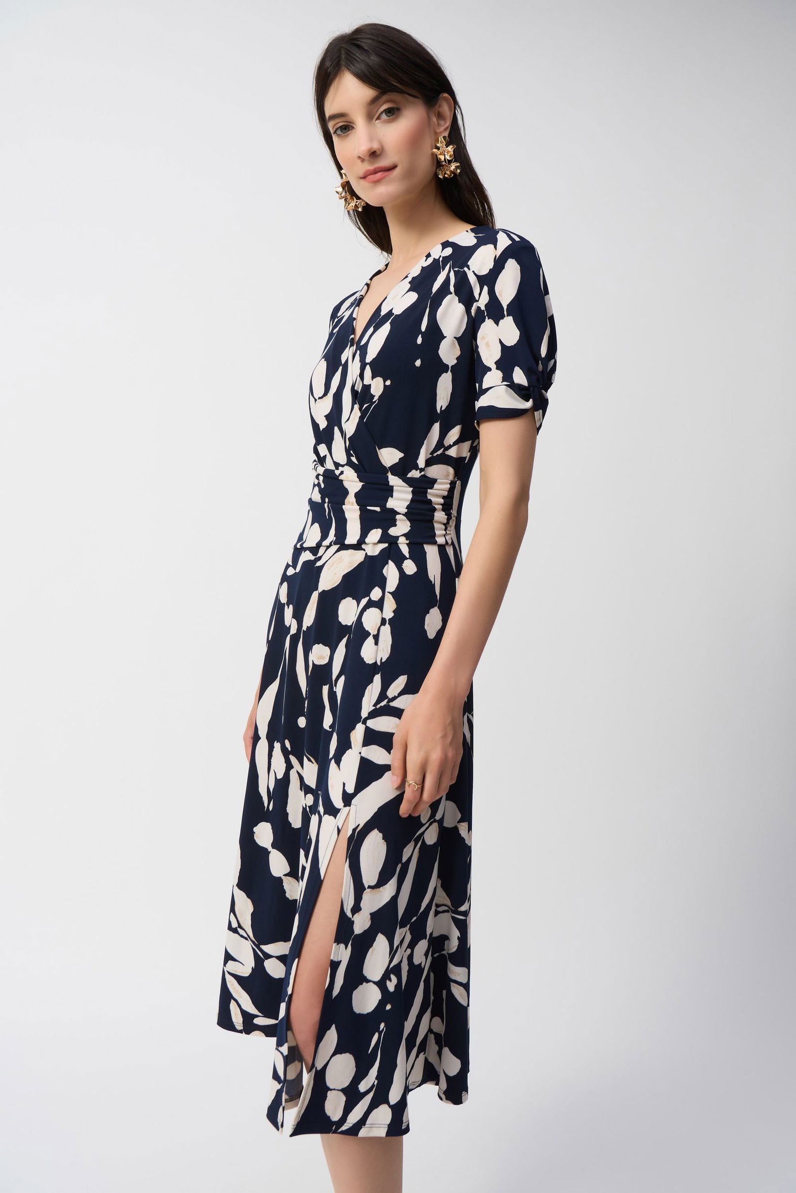 af98691e1d0441ad01f1f0f17782dc23 Joseph Ribkoff | Joseph Ribkoff Freizeitkleid | 46 | mitternachtsblau/beige
