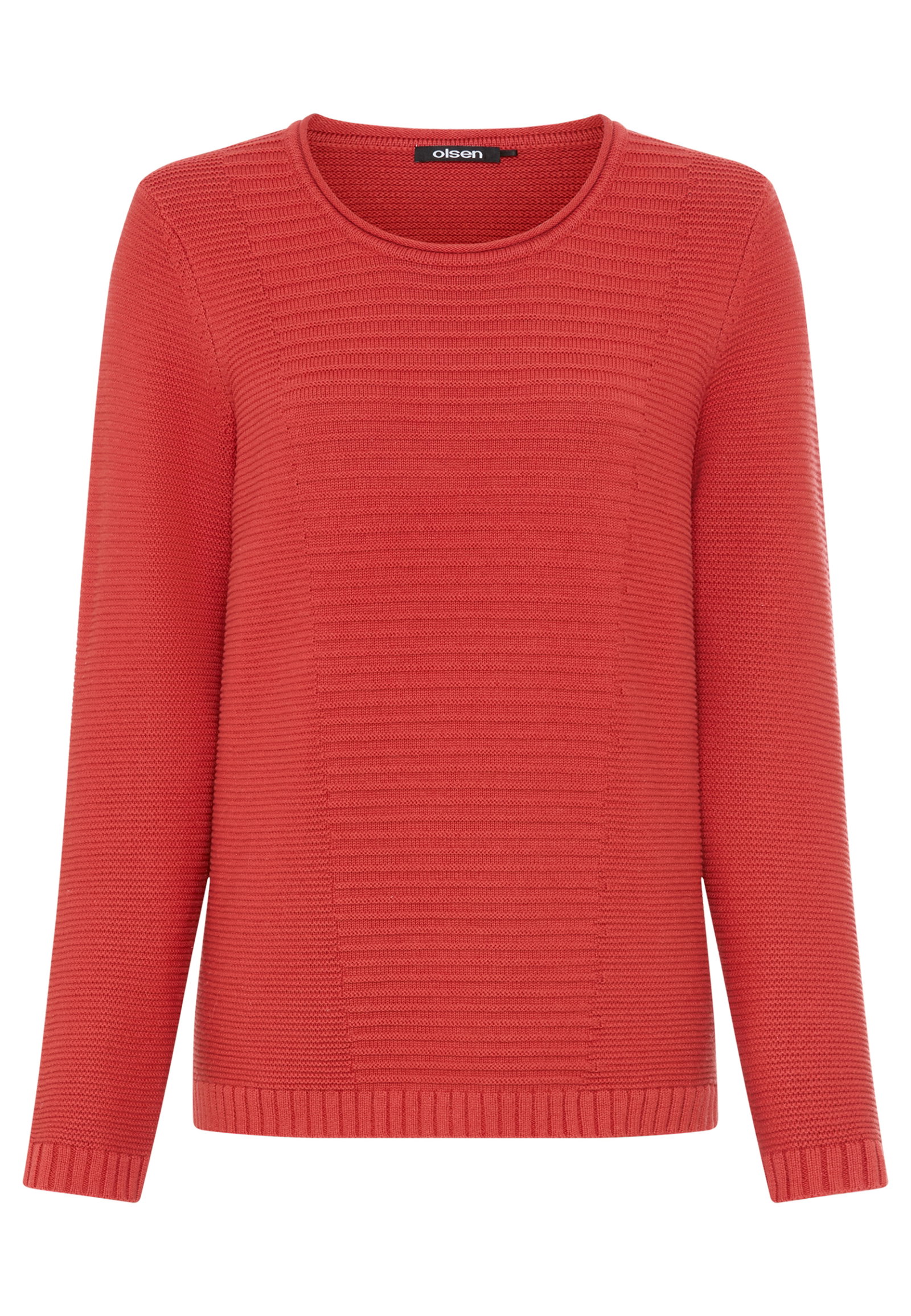 Pullover Long Sleeves, Sienna Red #1