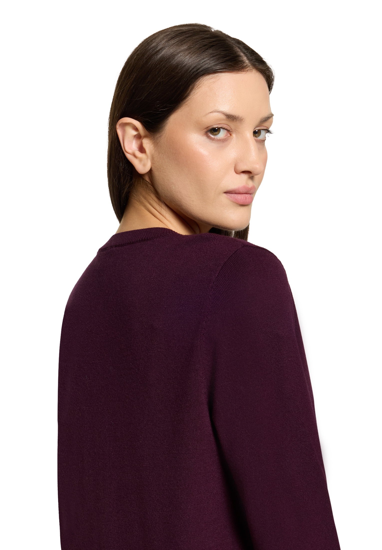 Strickjacke Kurz 1/1 Arm, Dark Dahlia #7