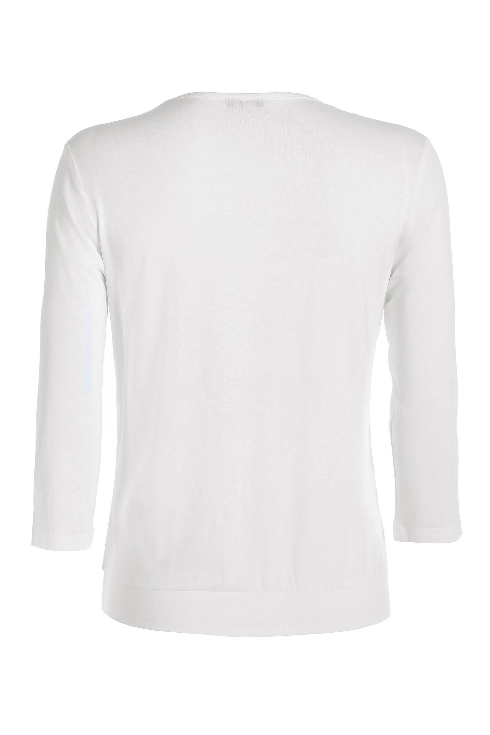 Frank Walder Blusenshirt mit unterlegtem