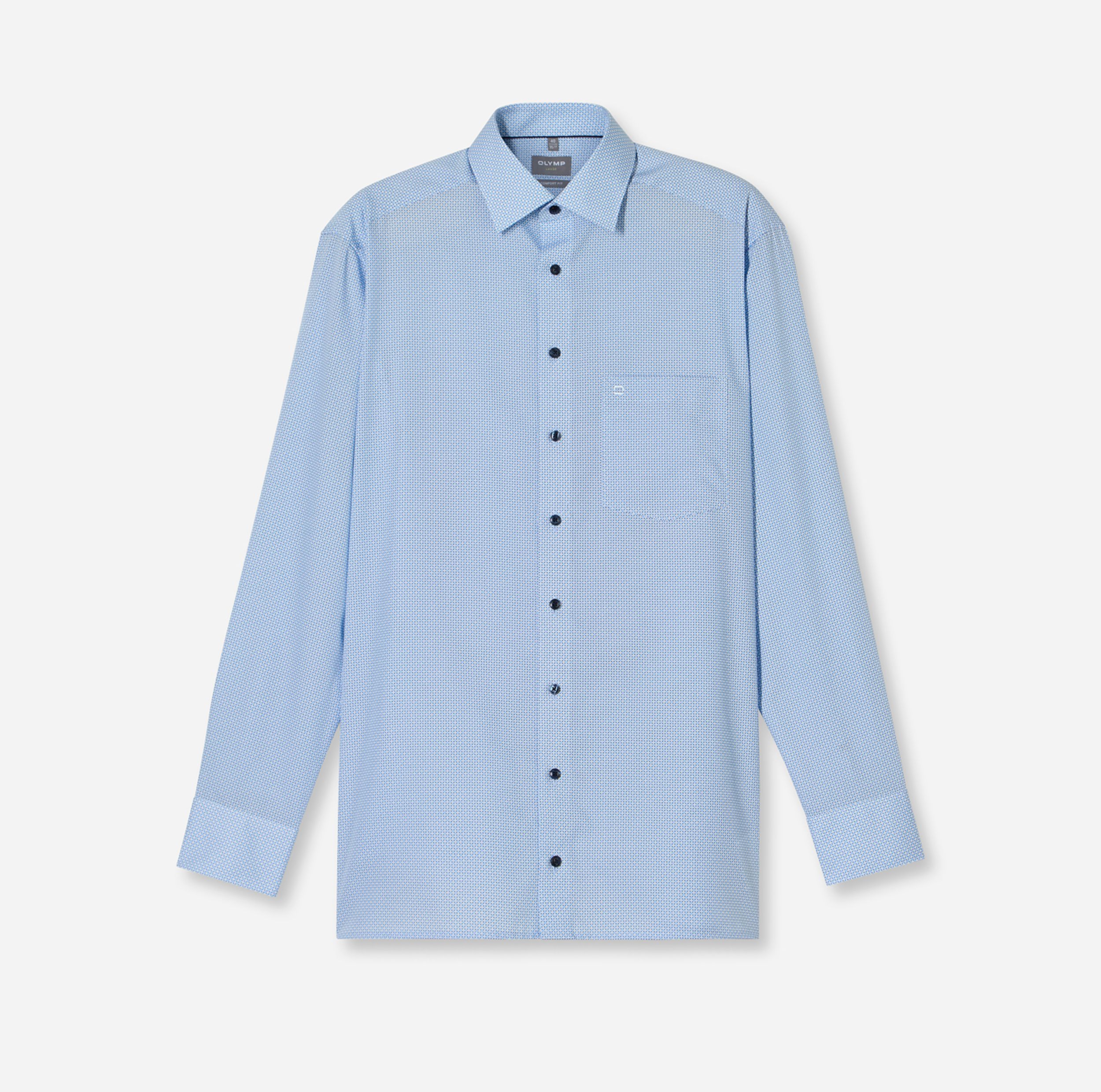 Olymp |  Olymp Hemd Modern Fit  | 42 | bleu